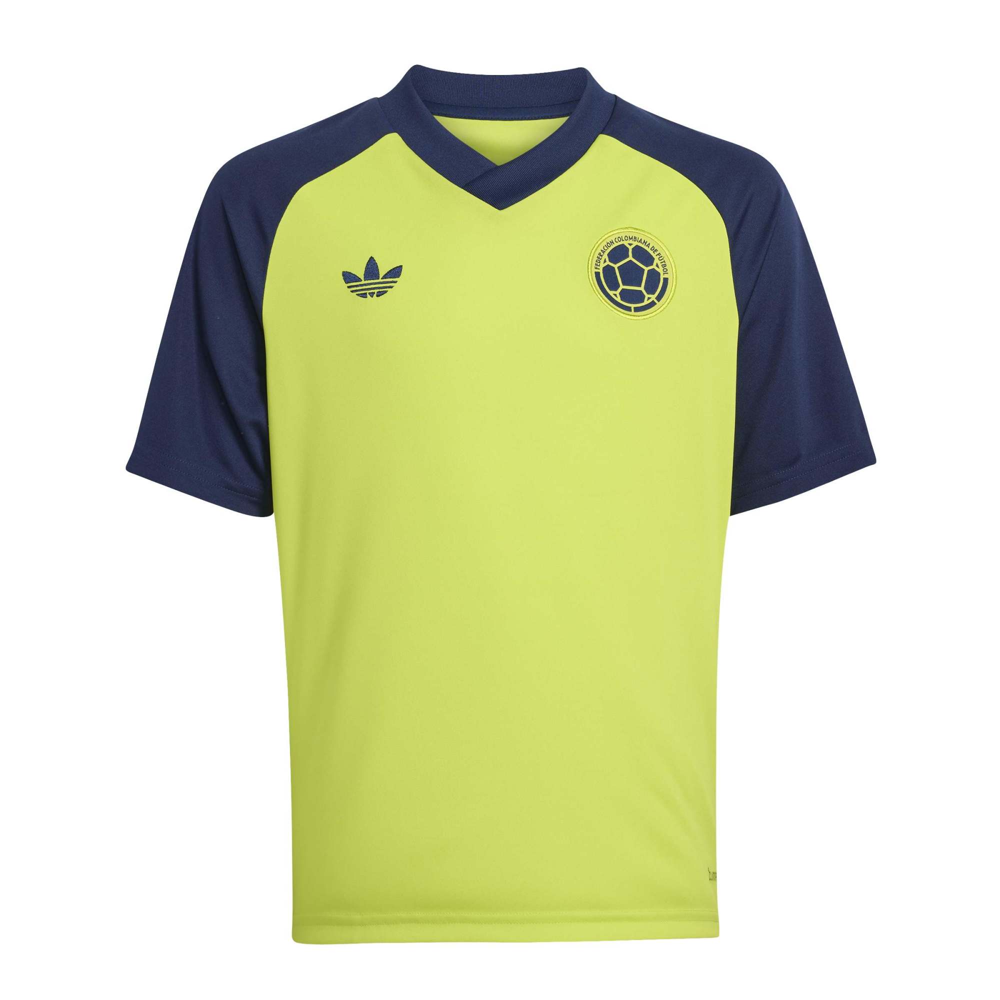 adidas 2026 Colombia Youth Away Pre-Match Soccer Jersey (Front)