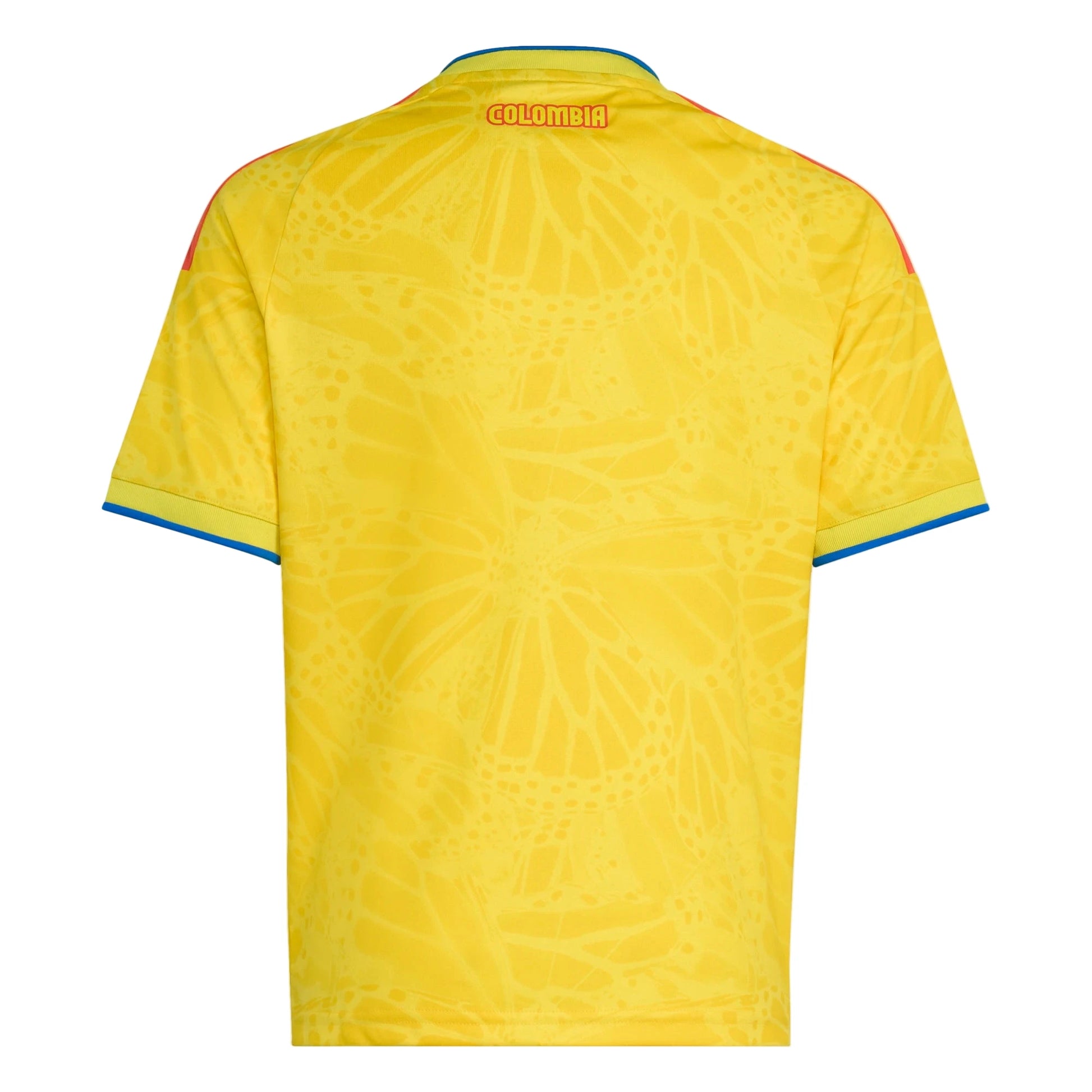 adidas 2026 Colombia Youth Stadium Home Soccer Jersey (Back)