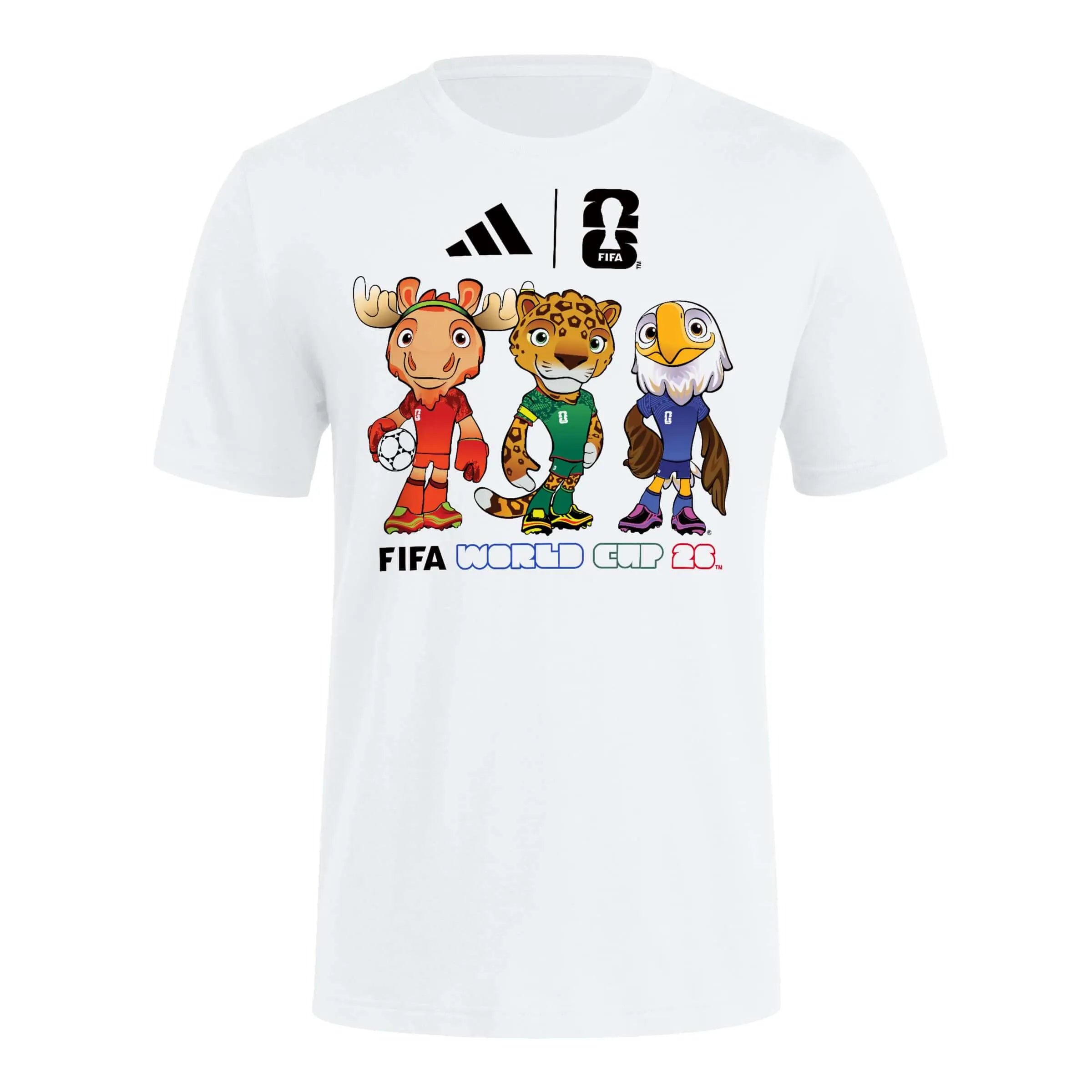 adidas 2026 FIFA World Cup Men's Graphic Tee (Front)