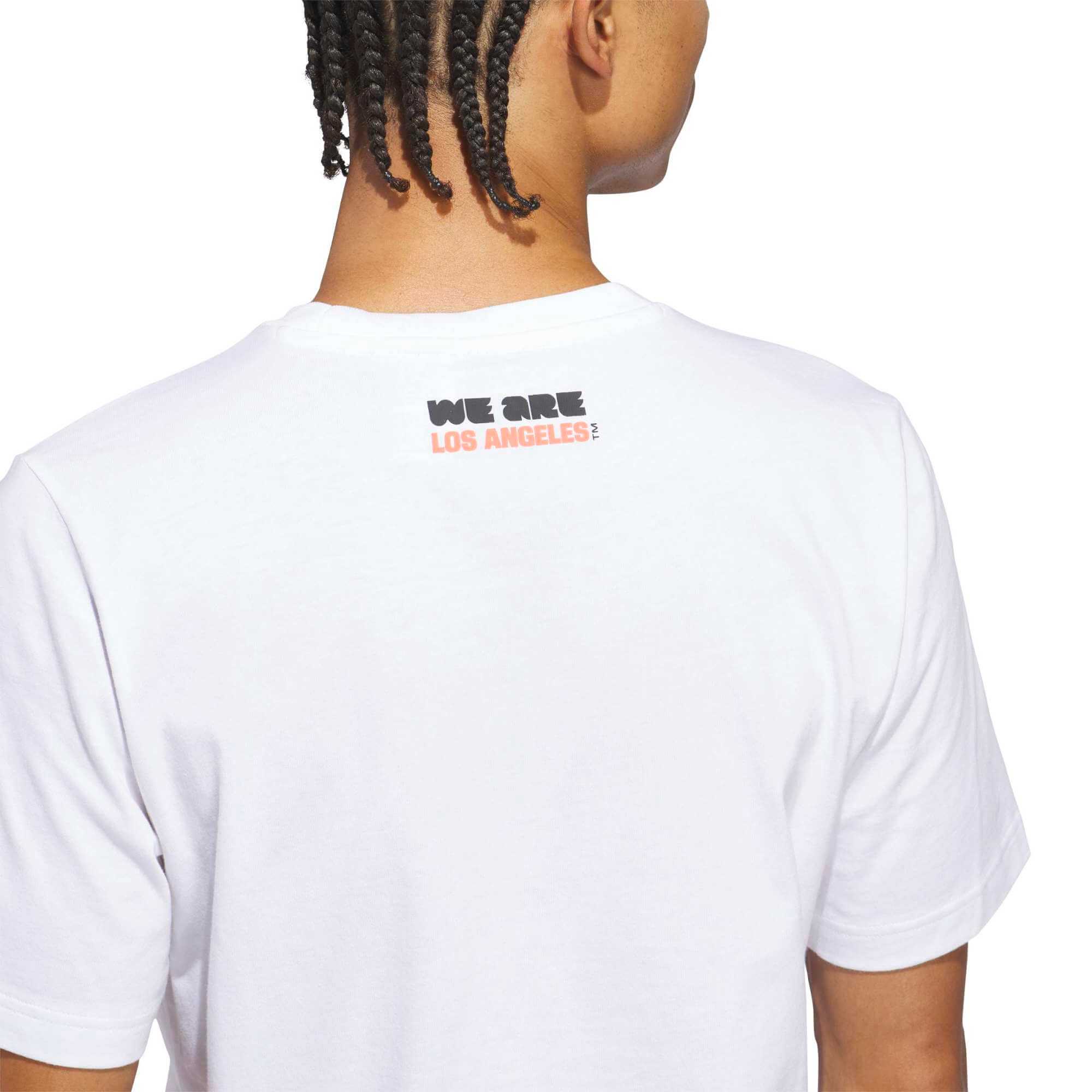 adidas 2026 FIFA World Cup Men's Host City Los Angeles Tee White (Detail 2)