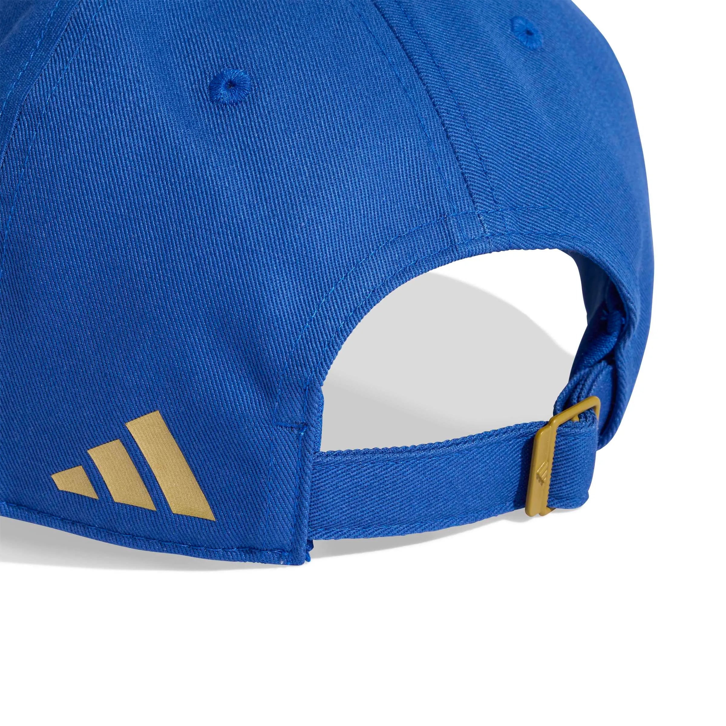 adidas 2026 FIFA World Cup Official Emblem Cap Team Royal Blue / Dark Football Gold (Detail 2)