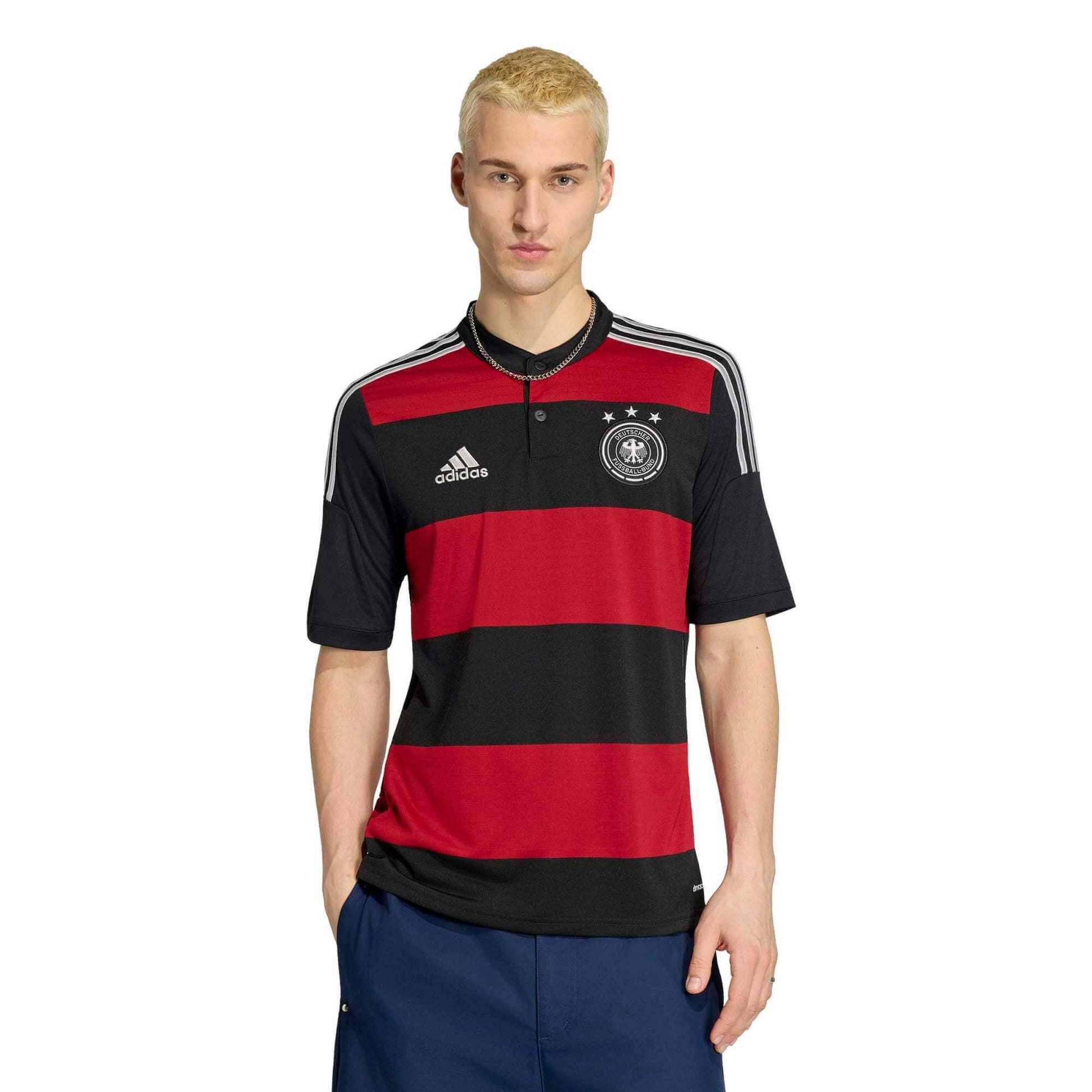 adidas 2026 Germany Men's 2014 Stadium Away Soccer Jersey (Model - Front)