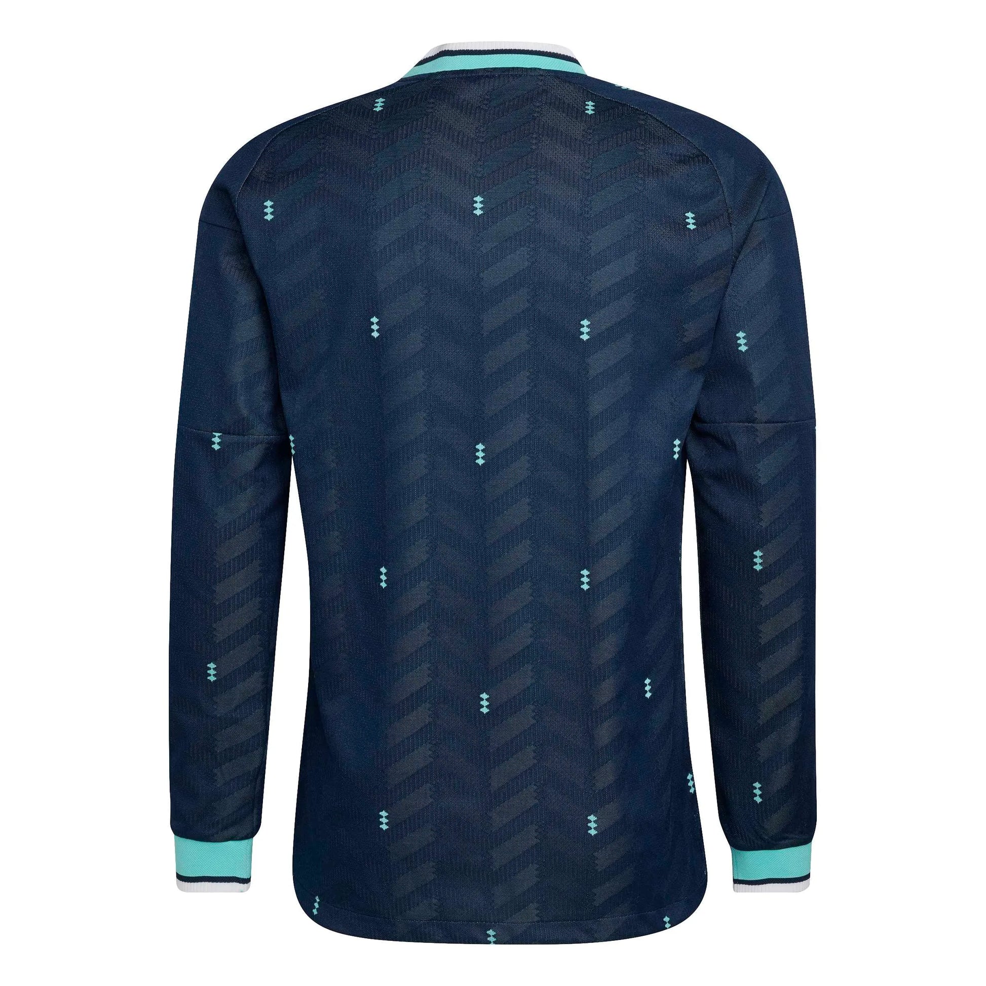 adidas 2026 Germany Men's Authentic Away Long-Sleeve Soccer Jersey (Back)