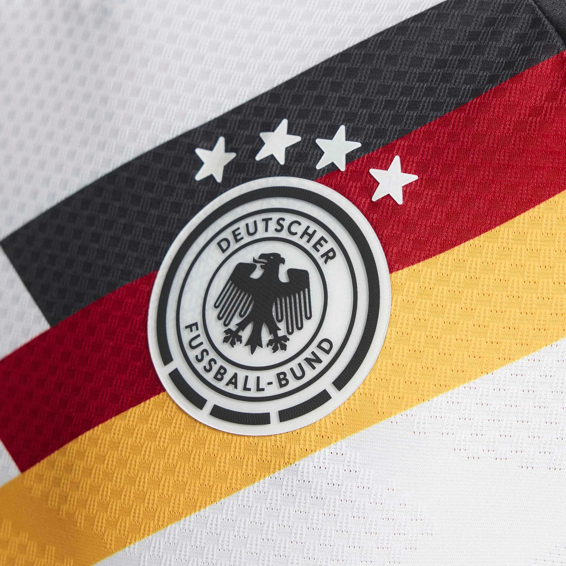 adidas 2026 Germany Men's Authentic Home Long-Sleeve Soccer Jersey (Detail 4)