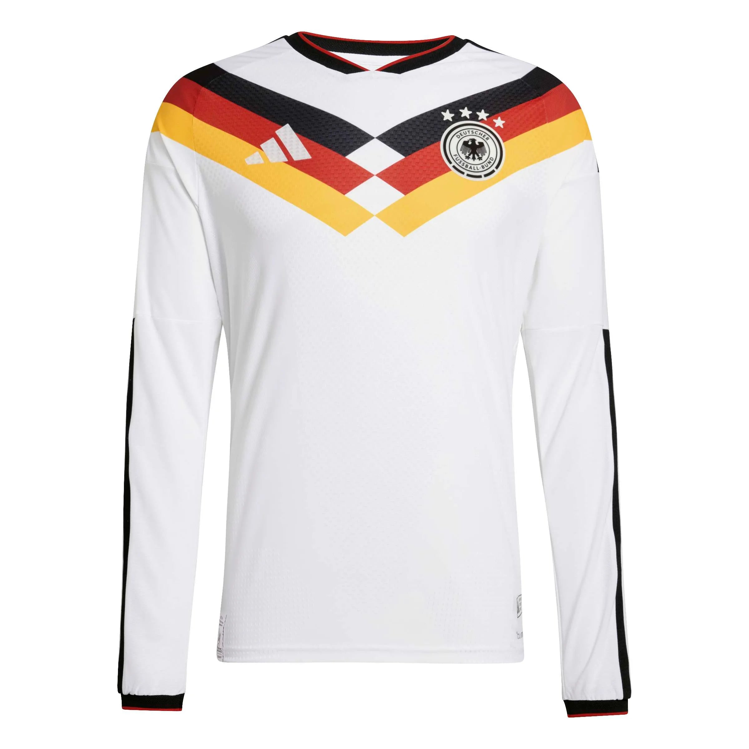 adidas 2026 Germany Men's Authentic Home Long-Sleeve Soccer Jersey (Front)
