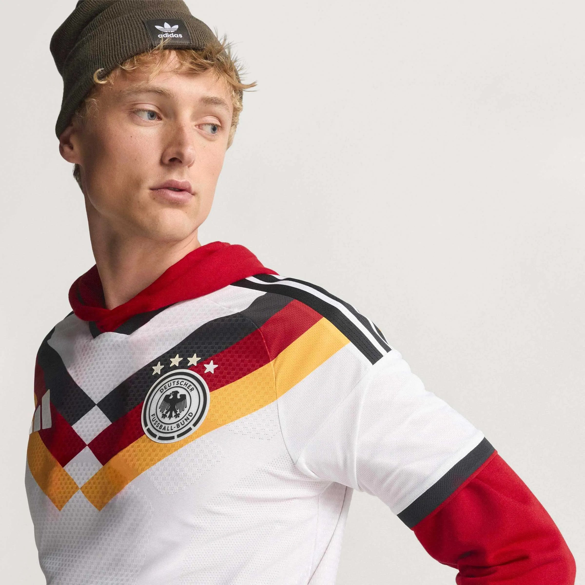 adidas 2026 Germany Men's Authentic Home Soccer Jersey (Detail 2)