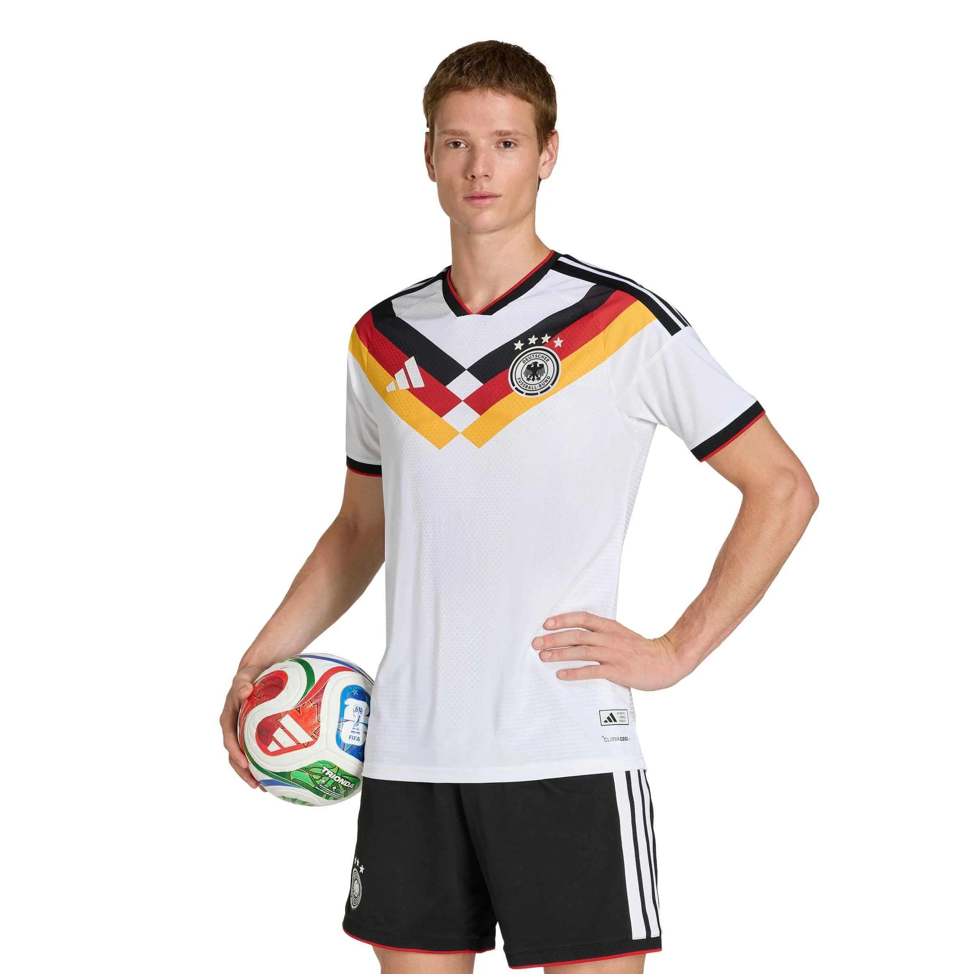 adidas 2026 Germany Men's Authentic Home Soccer Jersey (Model - Front)
