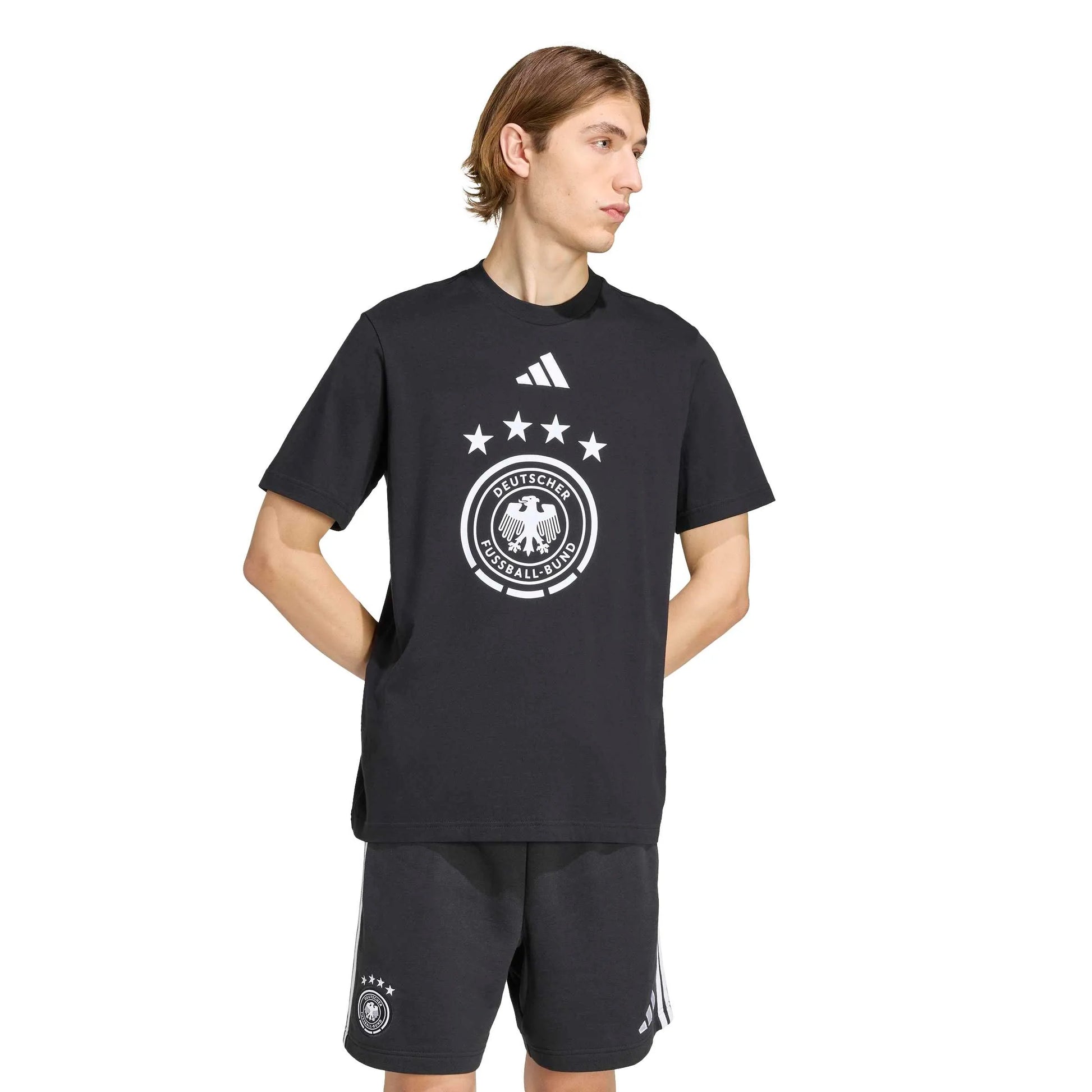 adidas 2026 Germany Men's DNA Graphic Tee (Model - Front)