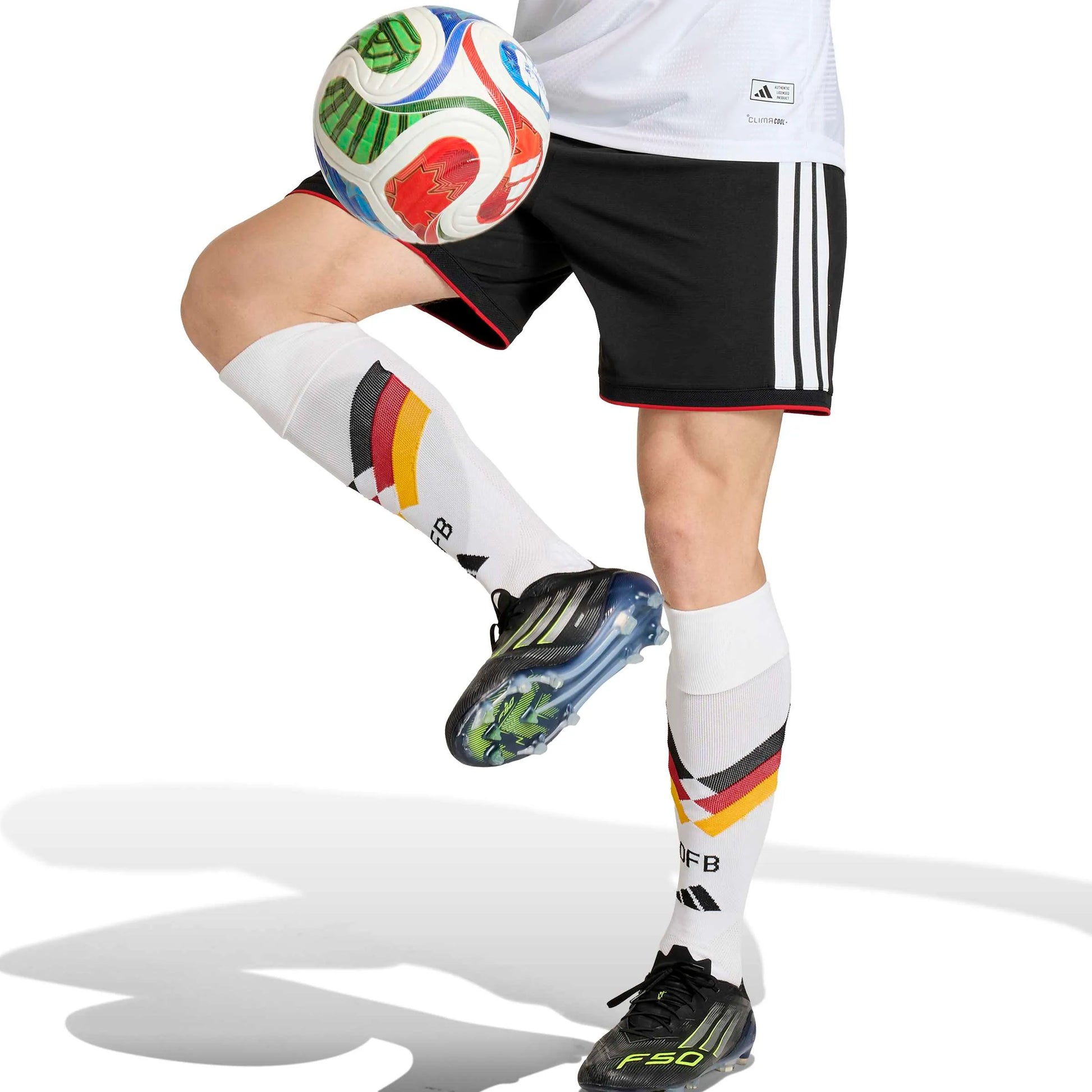 adidas 2026 Germany Men's Home Shorts (Model - Side)