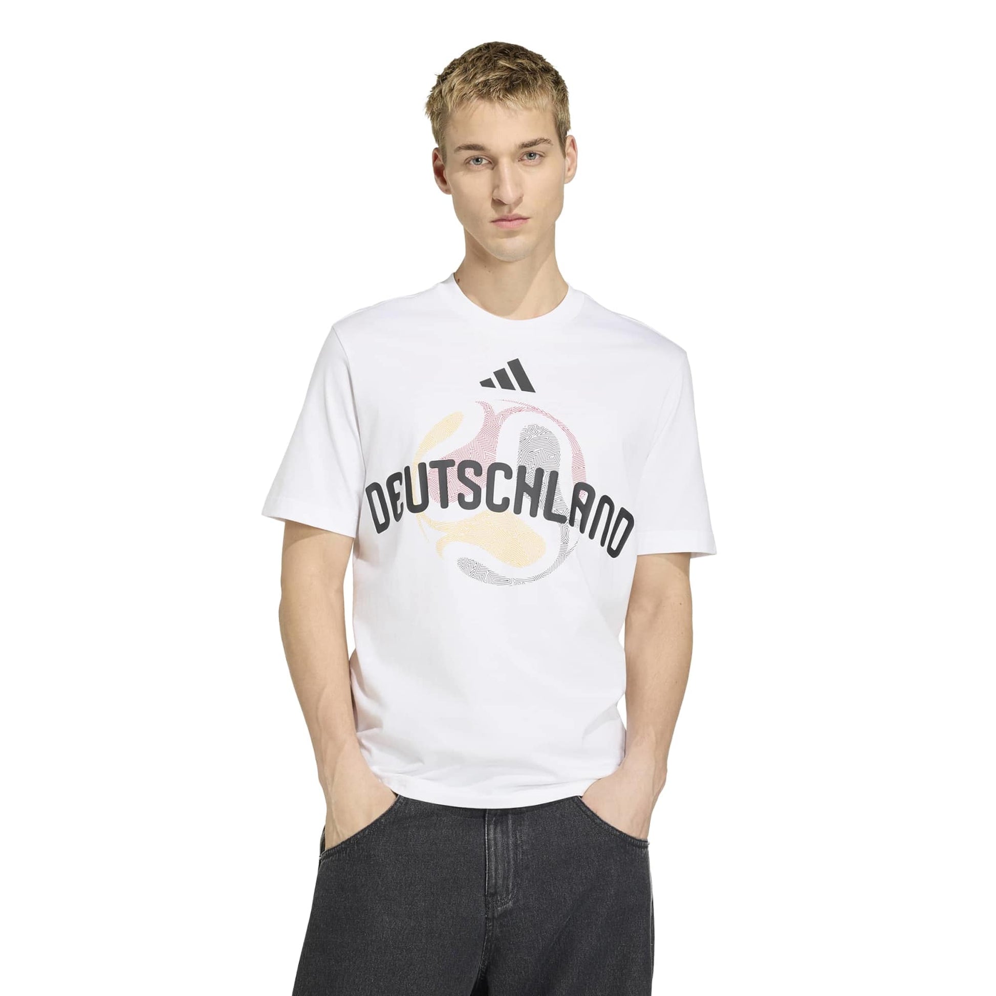 adidas 2026 Germany Men's OLP Tee (Model - Front)