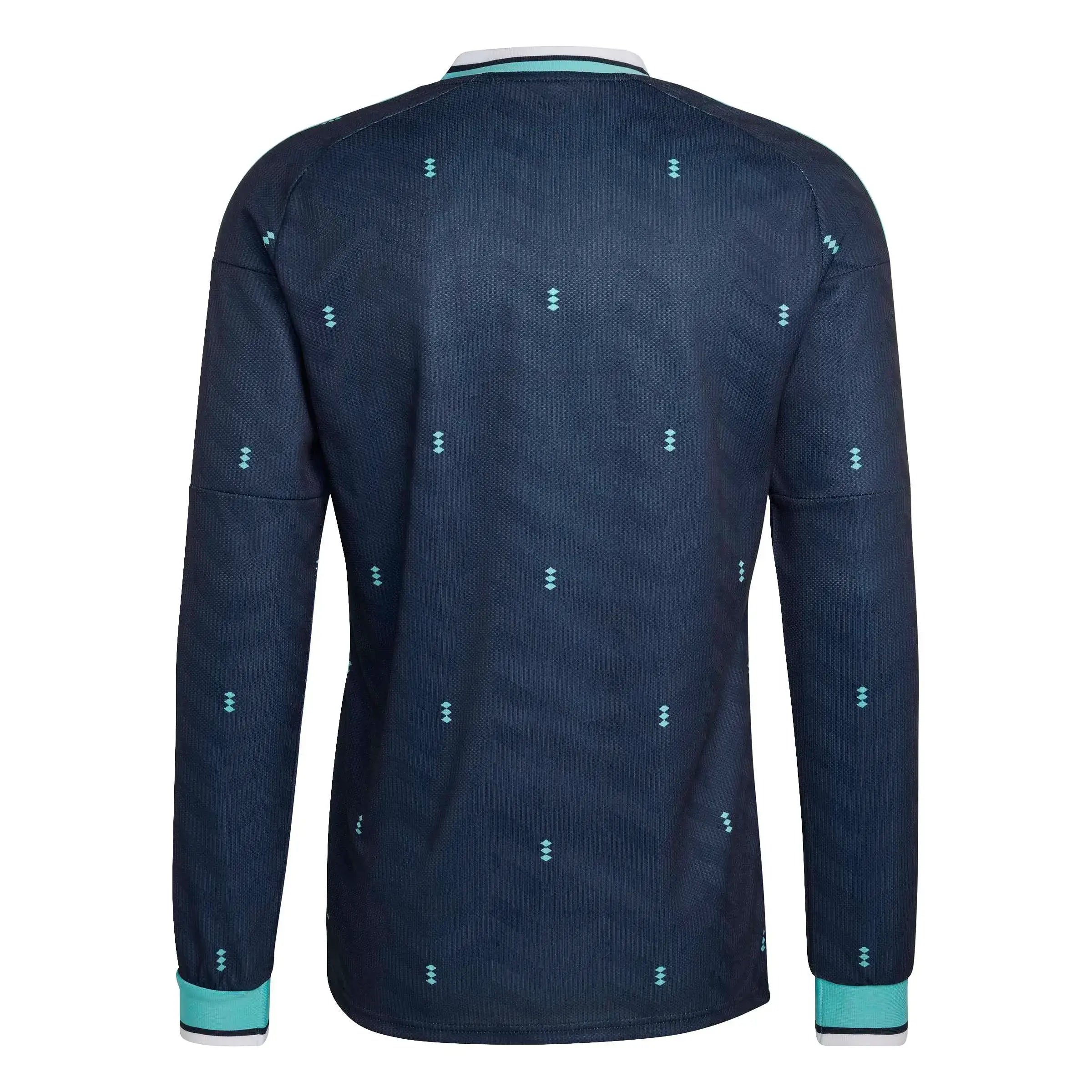 adidas 2026 Germany Men's Stadium Away Long-Sleeve Soccer Jersey (Back)