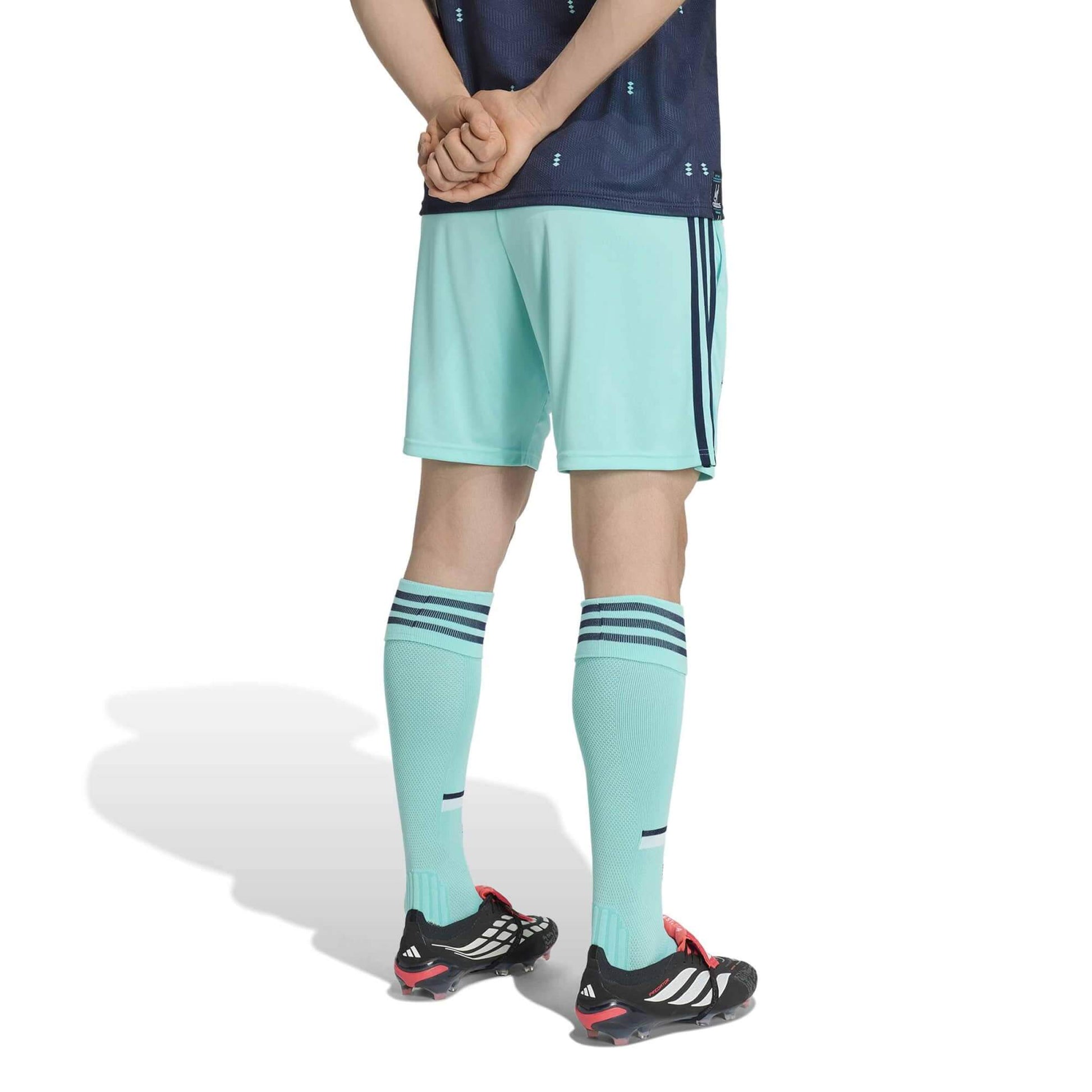 adidas 2026 Germany Men's Stadium Away Shorts (Model - Back)