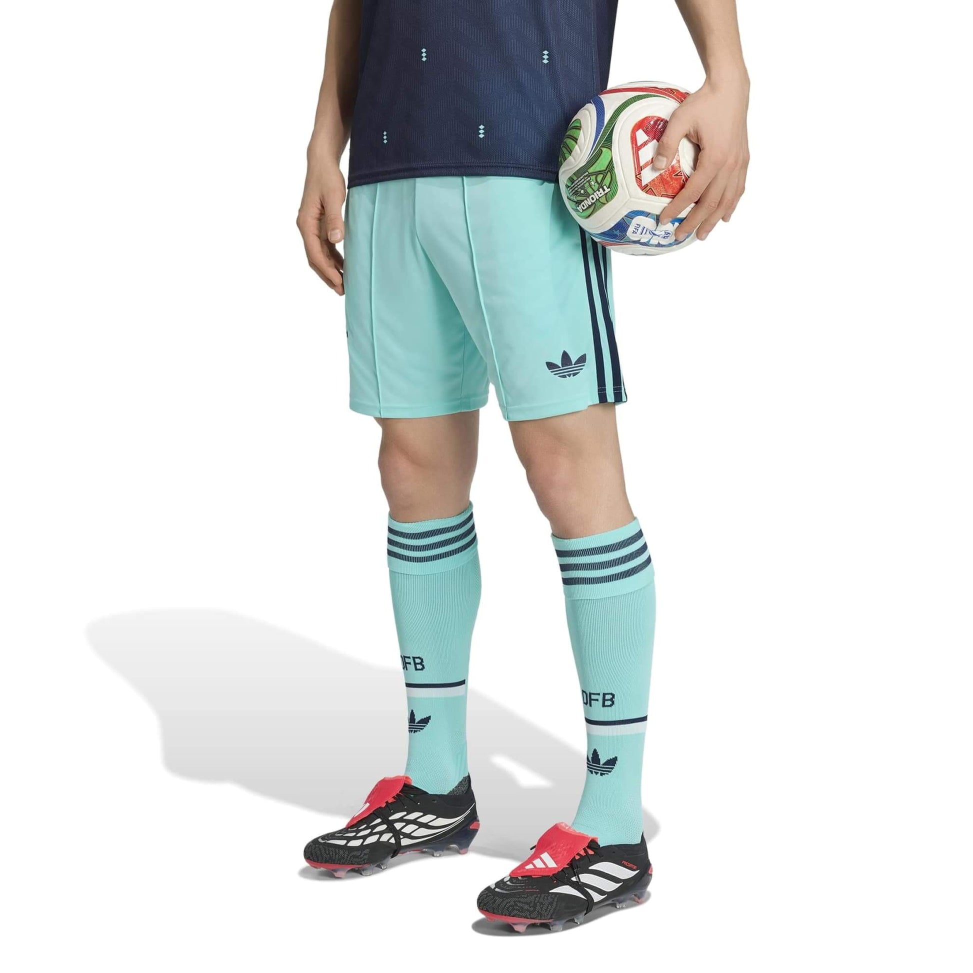 adidas 2026 Germany Men's Stadium Away Shorts (Model - Front)