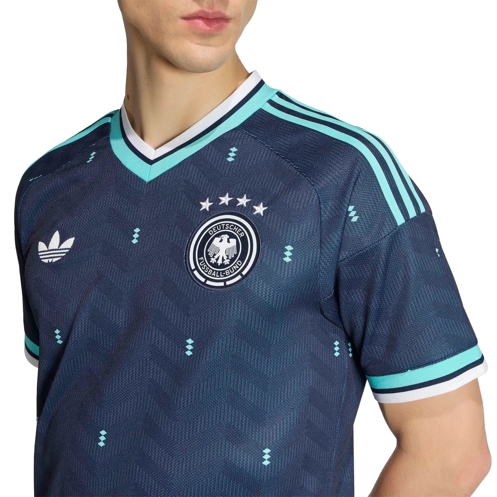 adidas 2026 Germany Men's Stadium Away Soccer Jersey (Detail 1)