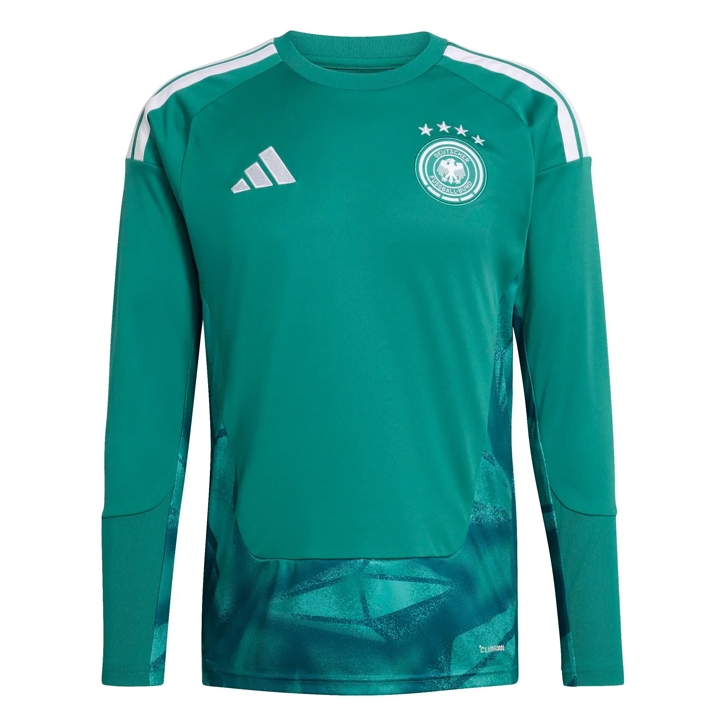 adidas 2026 Germany Men's Stadium Home Long-Sleeve Goalkeeper Soccer Jersey