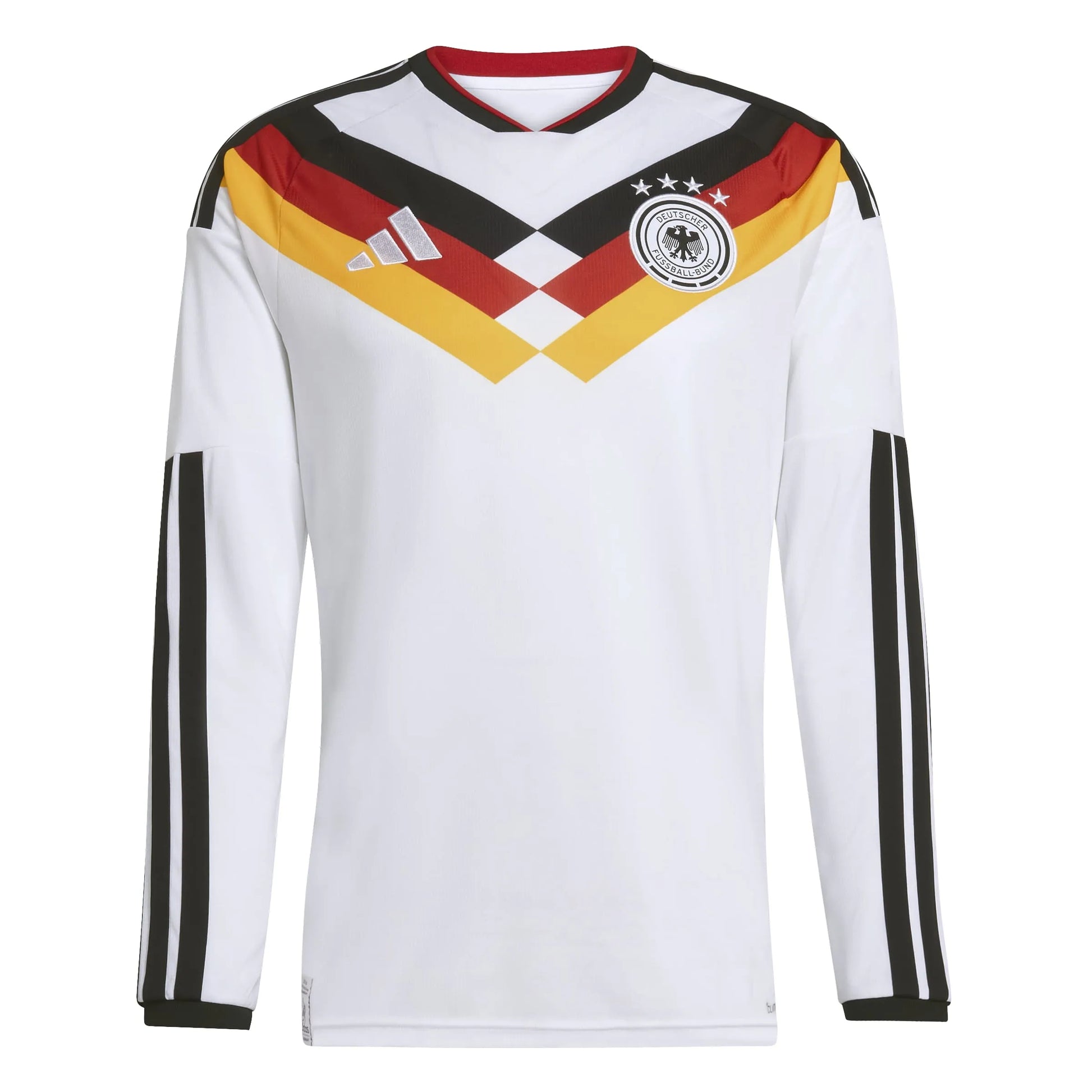 adidas 2026 Germany Men's Stadium Home Long-Sleeve Soccer Jersey (Front)