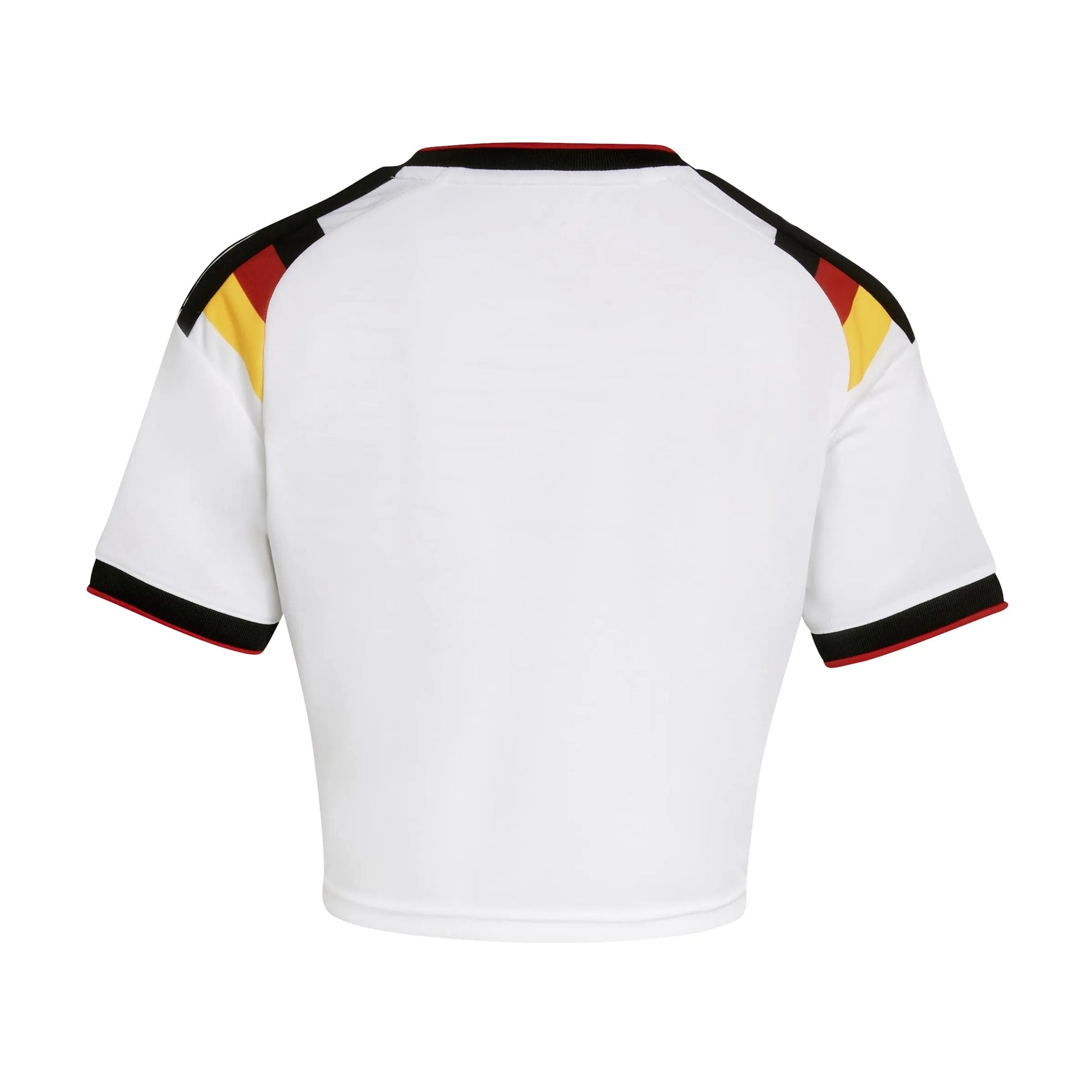 adidas 2026 Germany Women's Stadium Home Cropped Soccer Jersey (Back)