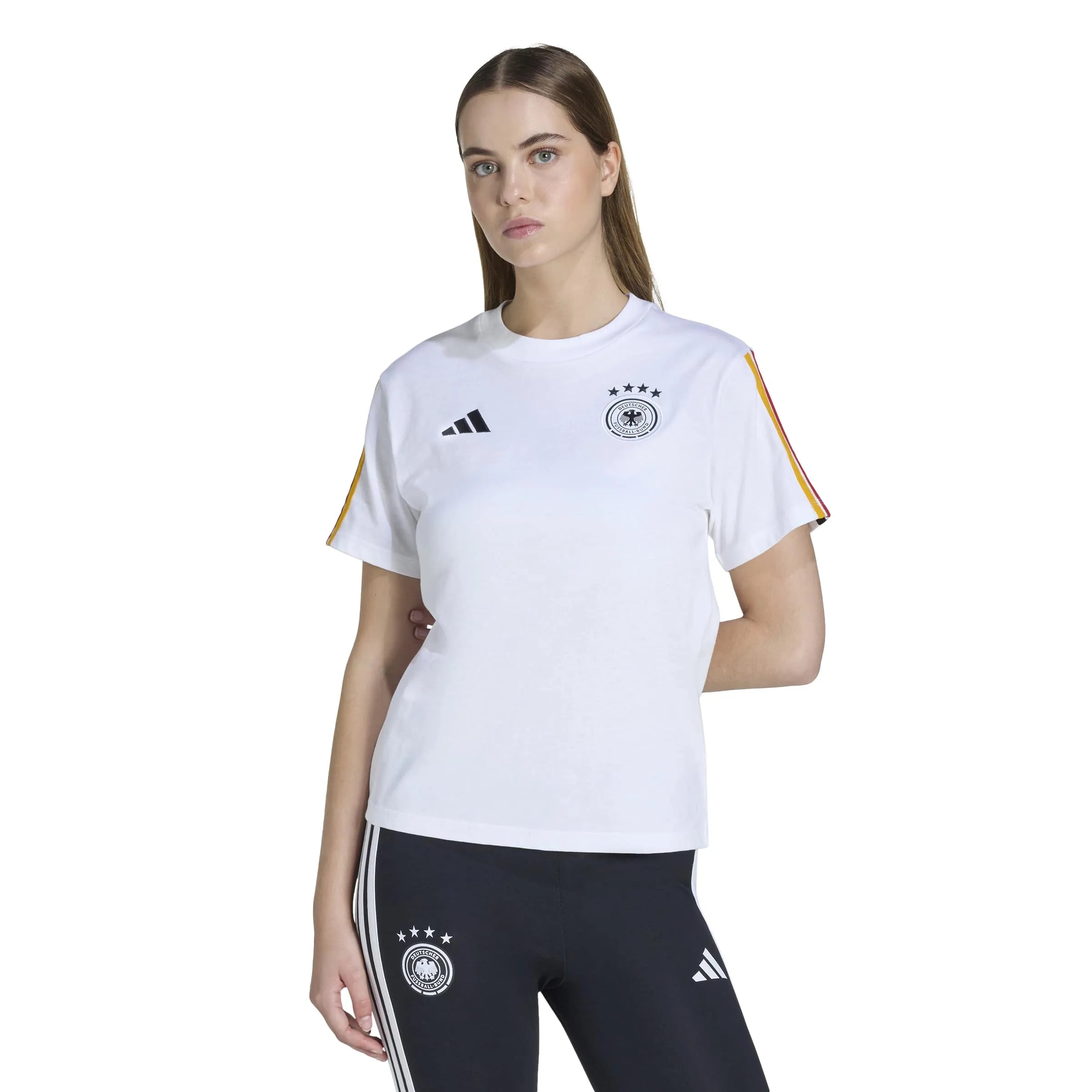 adidas 2026 Germany Women's Tee (Model - Front)