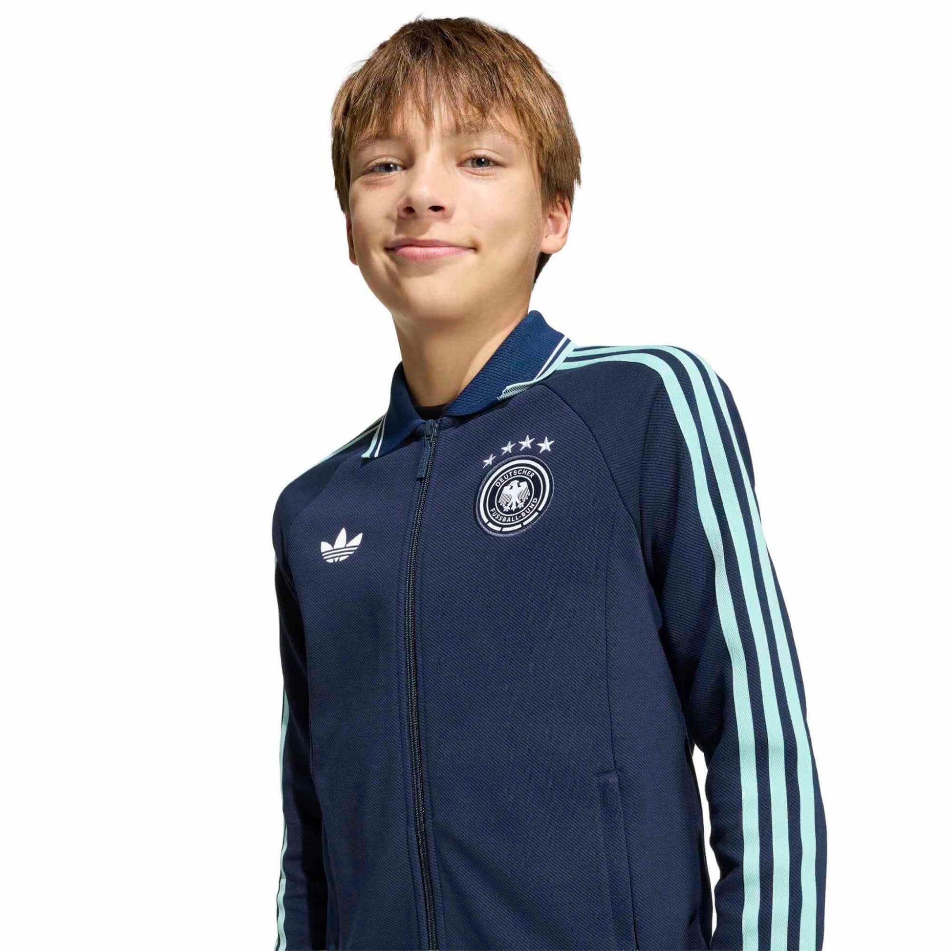 adidas 2026 Germany Youth Away Anthem Jacket (Detail 1)