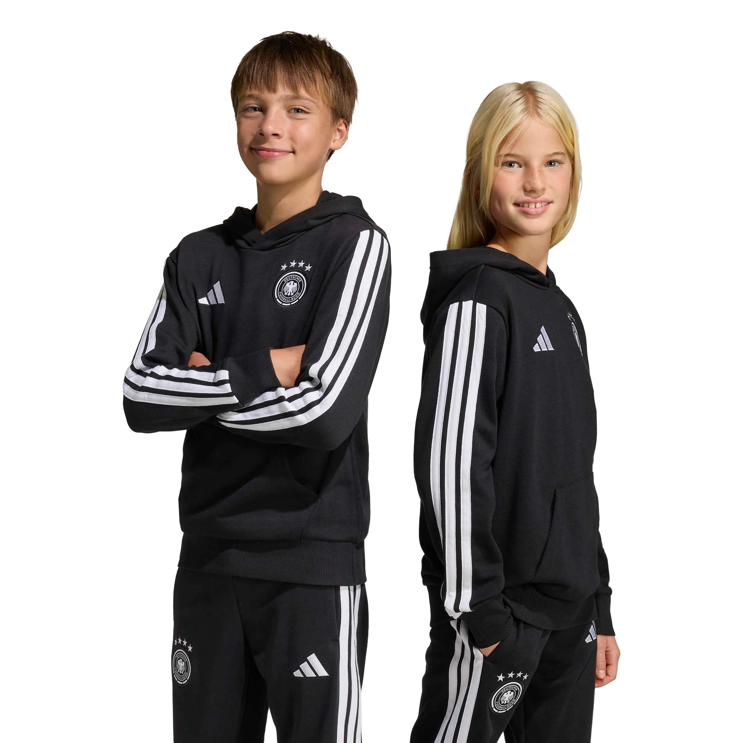 adidas 2026 Germany Youth DNA Hoodie (Models - Front)