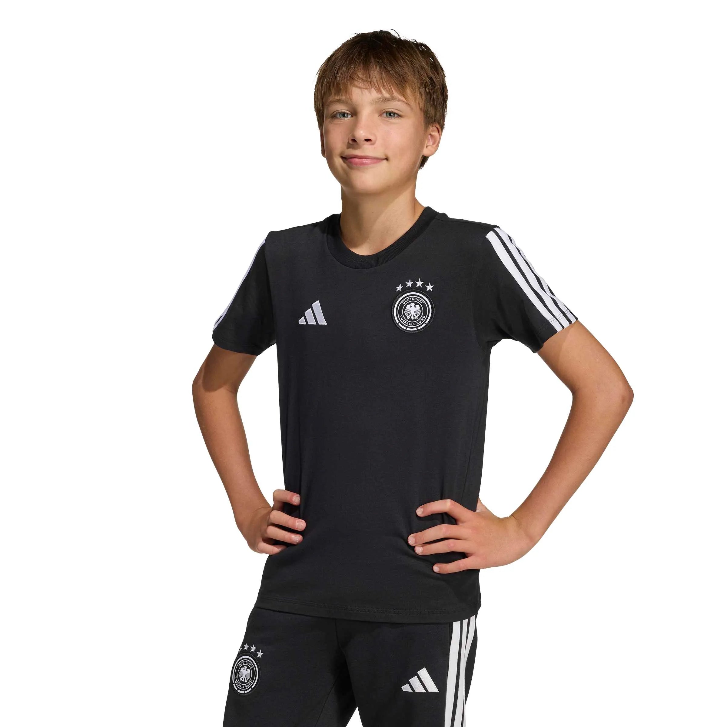 adidas 2026 Germany Youth DNA Tee (Model - Front)