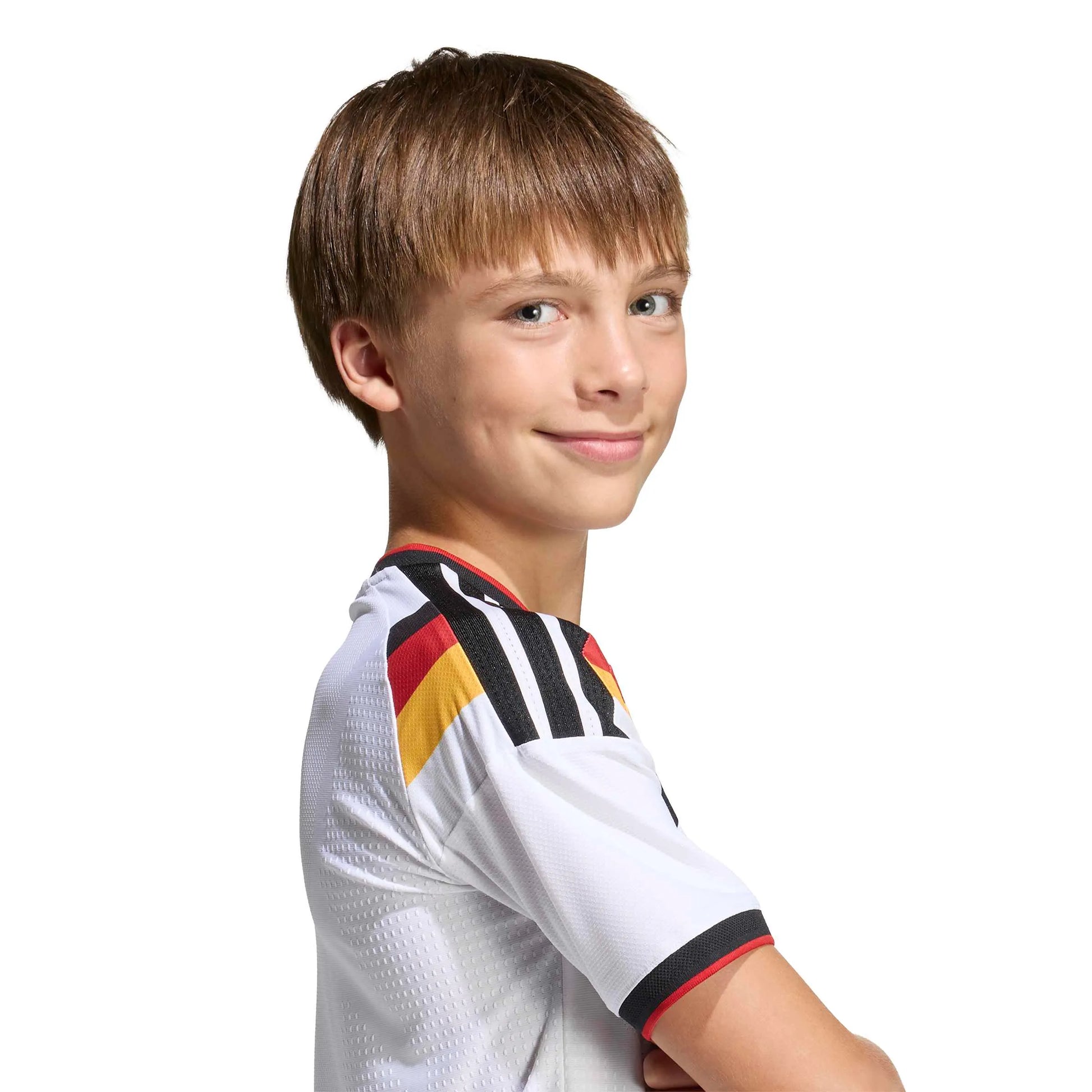 adidas 2026 Germany Youth Stadium Home Soccer Jersey (Detail 2)