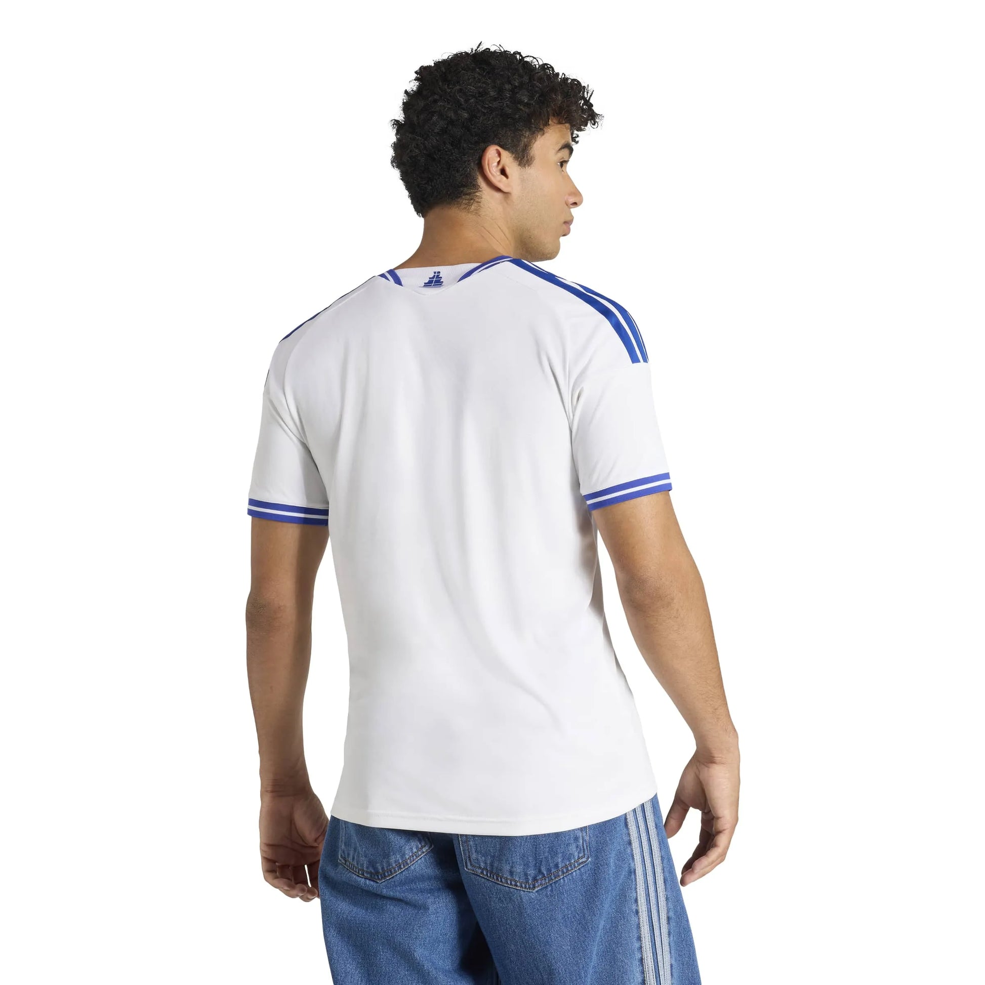 adidas 2026 Greece Men's Stadium Home Soccer Jersey (Model - Back)