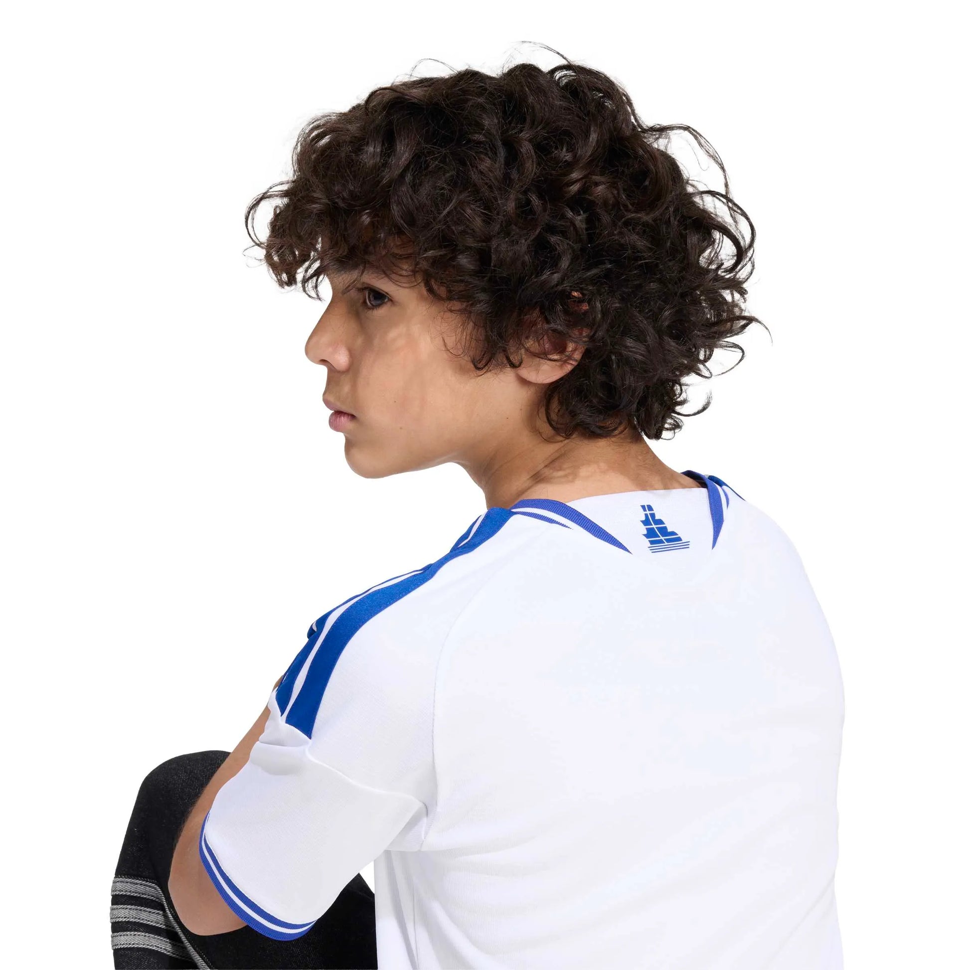 adidas 2026 Greece Youth Stadium Home Soccer Jersey (Detail 2)