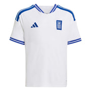 adidas 2026 Greece Youth Stadium Home Soccer Jersey (Front)