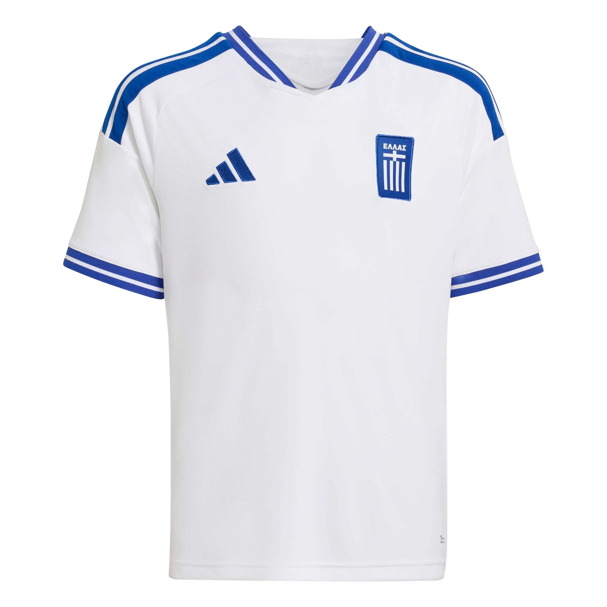 adidas 2026 Greece Youth Stadium Home Soccer Jersey (Front)