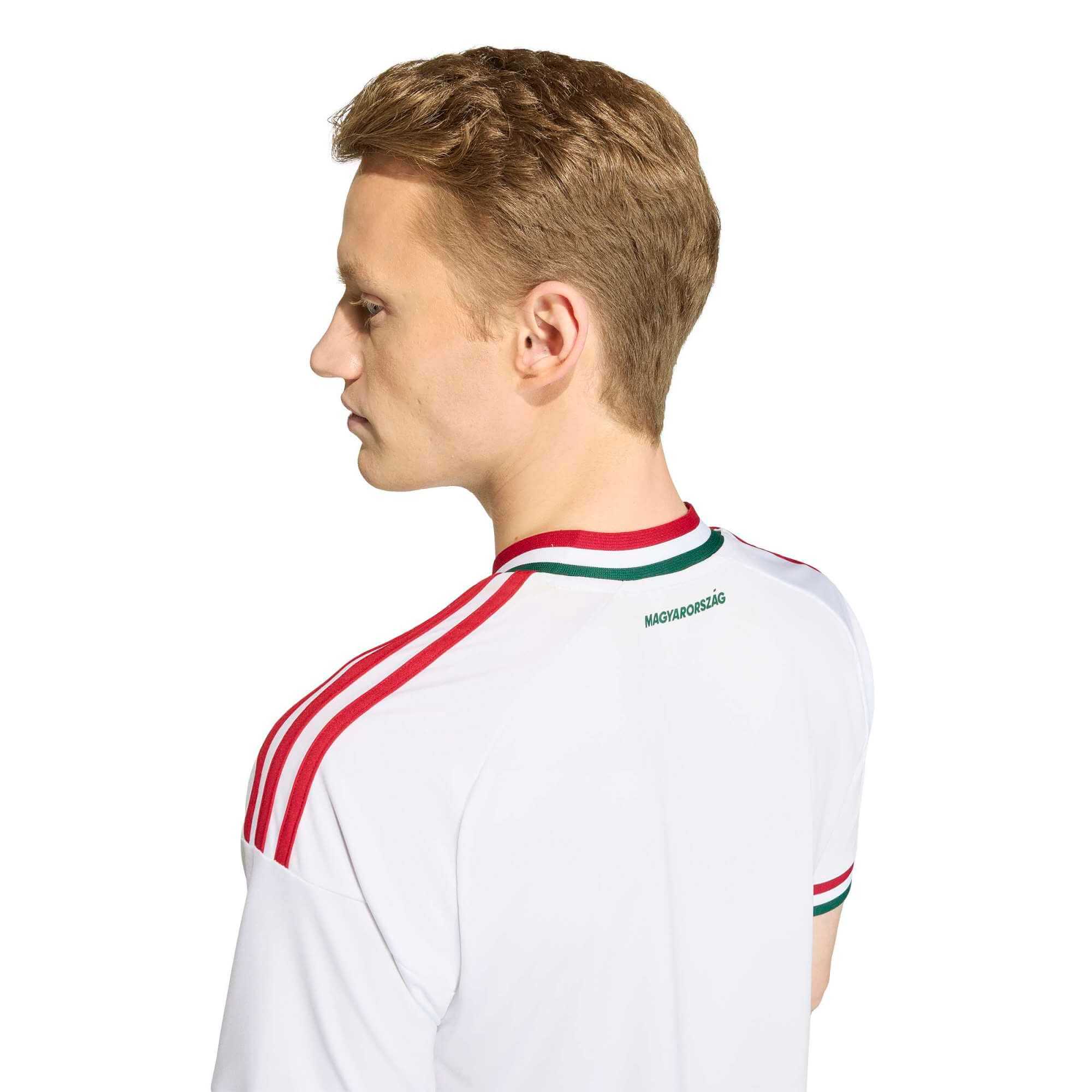 adidas 2026 Hungary Men's Stadium Away Soccer Jersey (Detail 2)