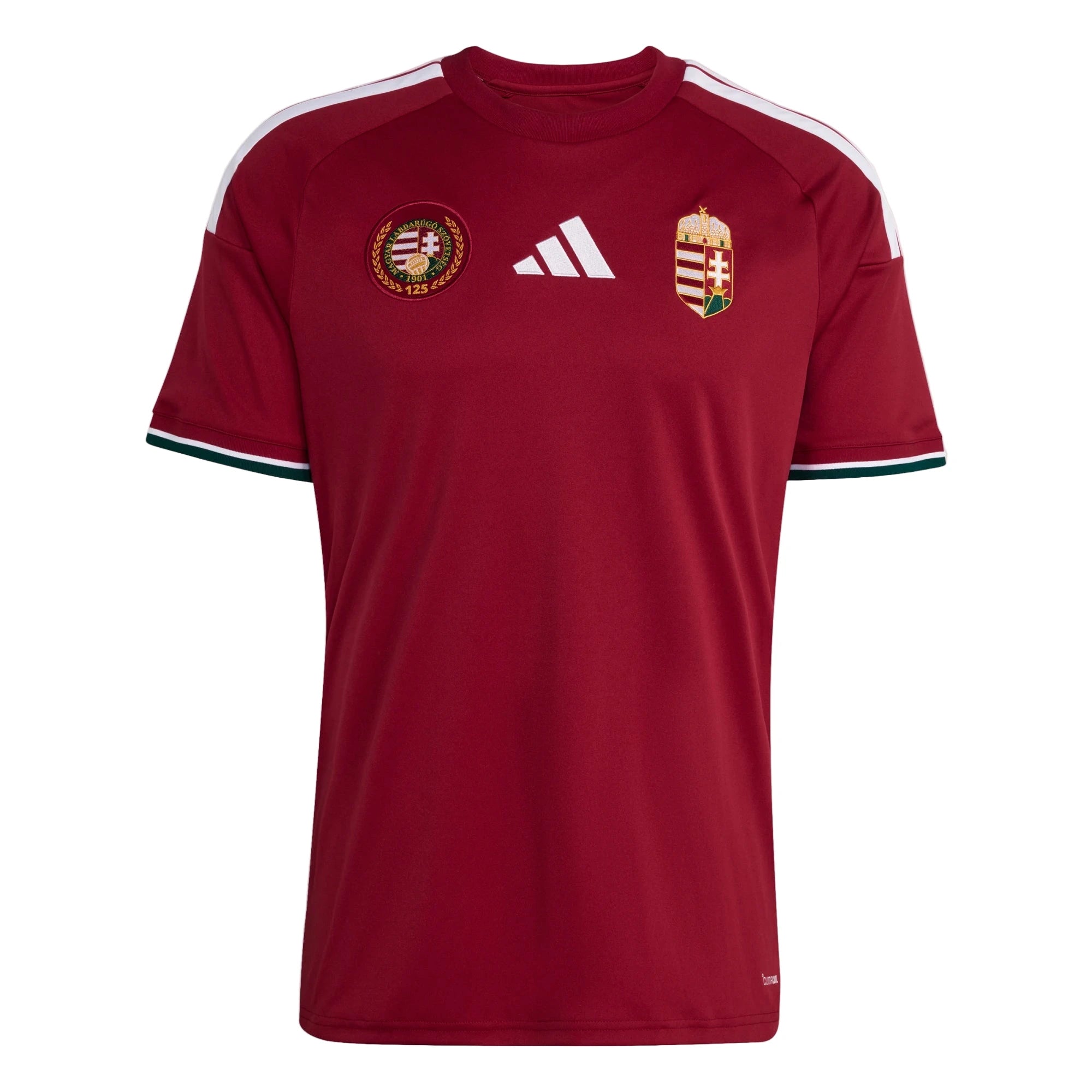 adidas 2026 Hungary Men's Stadium Home Soccer Jersey (Front)