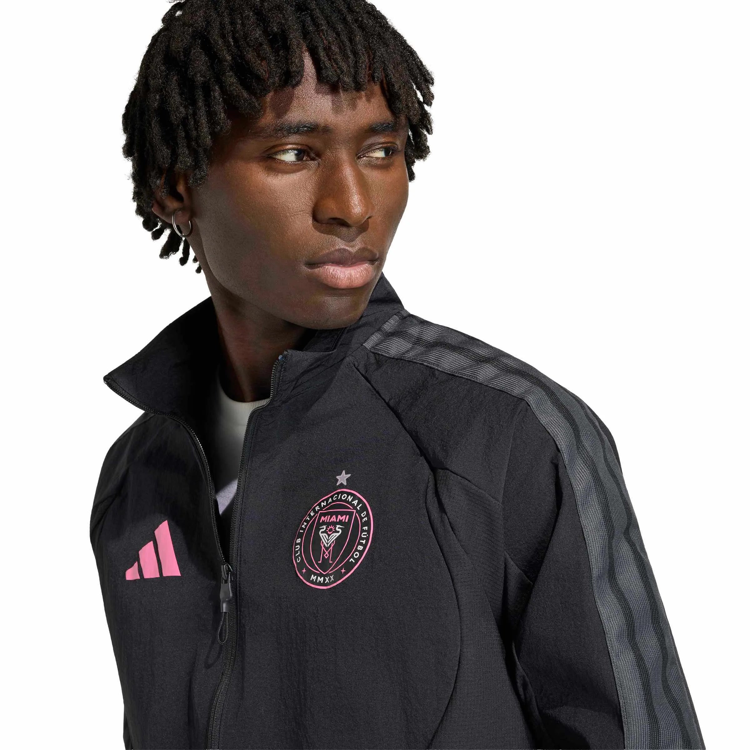 adidas 2026 Inter Miami Men's Anthem Jacket (Detail 1)