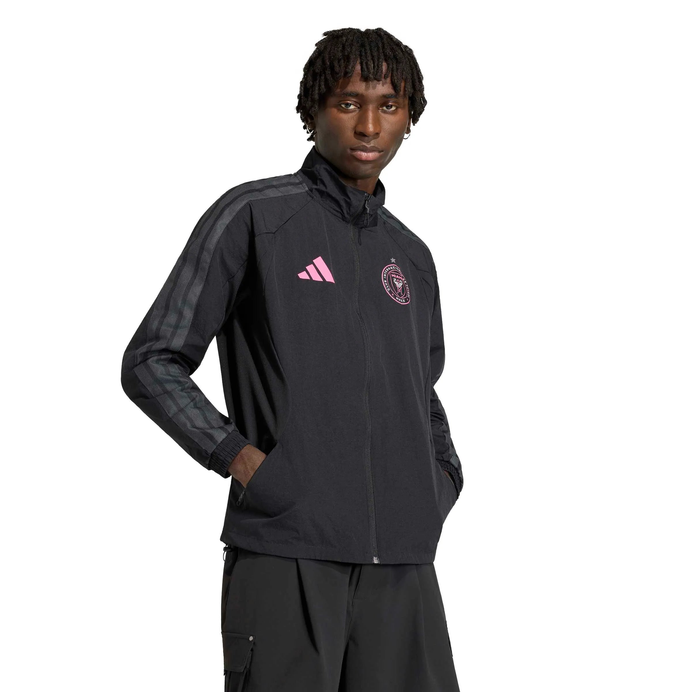adidas 2026 Inter Miami Men's Anthem Jacket (Model - Front)