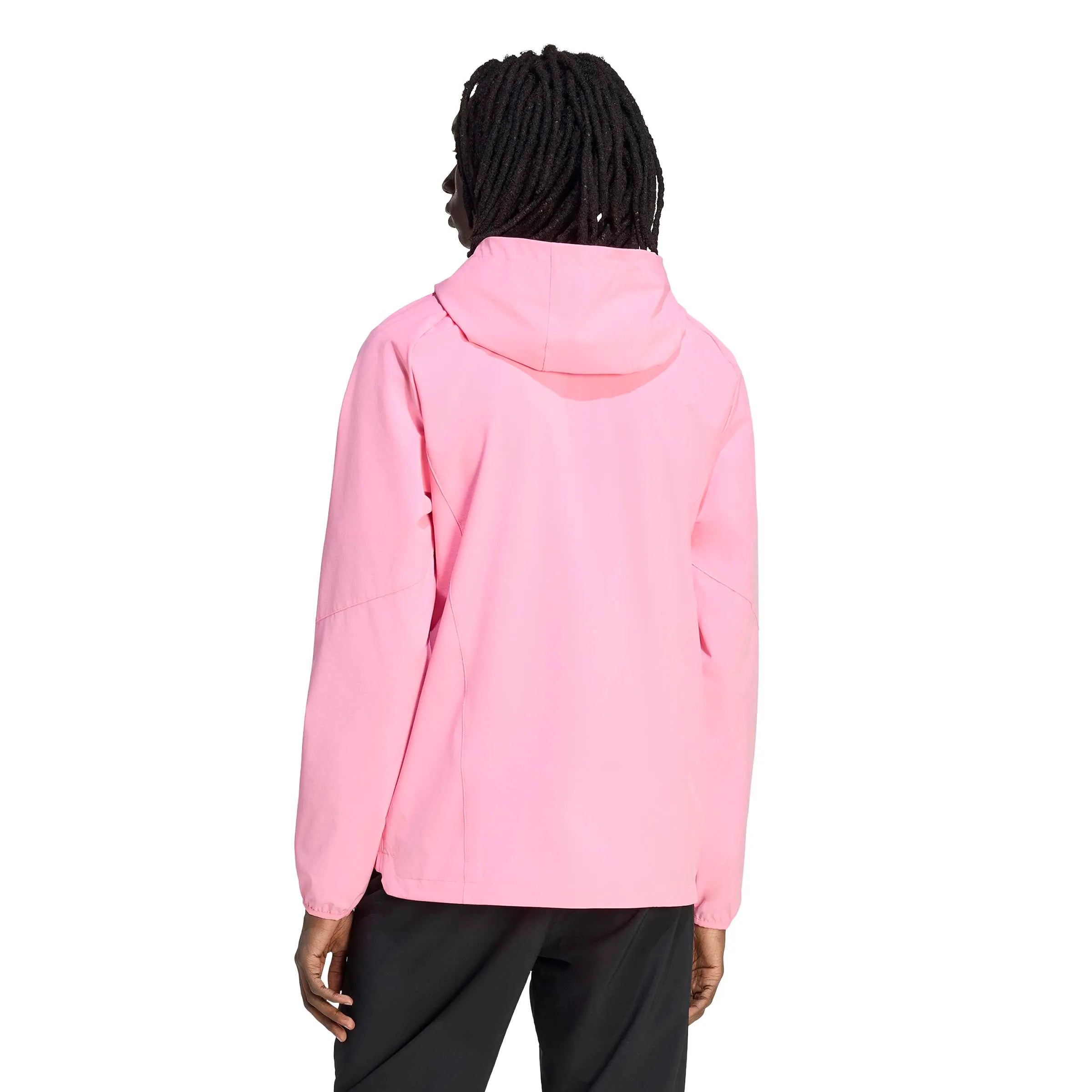 adidas 2026 Inter Miami Men's Travel Full-Zip Windbreaker (Model - Back)