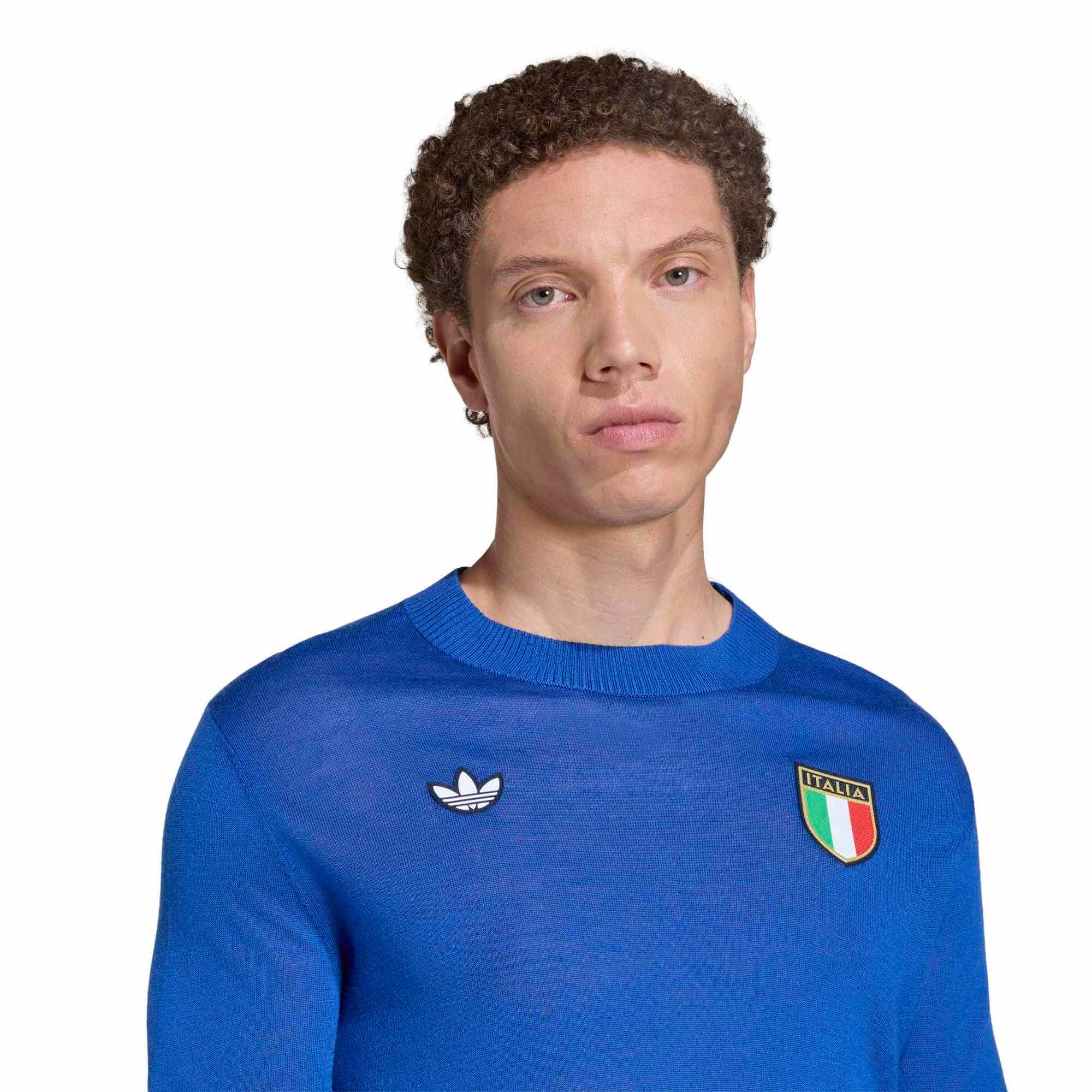 adidas 2026 Italy Men's 70's Soccer Jersey (Detail 1)