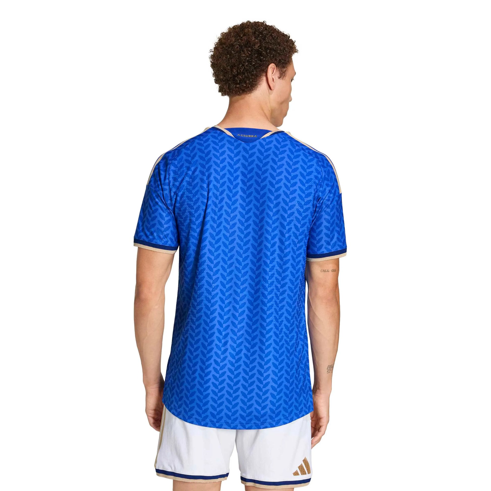 adidas 2026 Italy Men's Authentic Home Soccer Jersey (Model - Back)