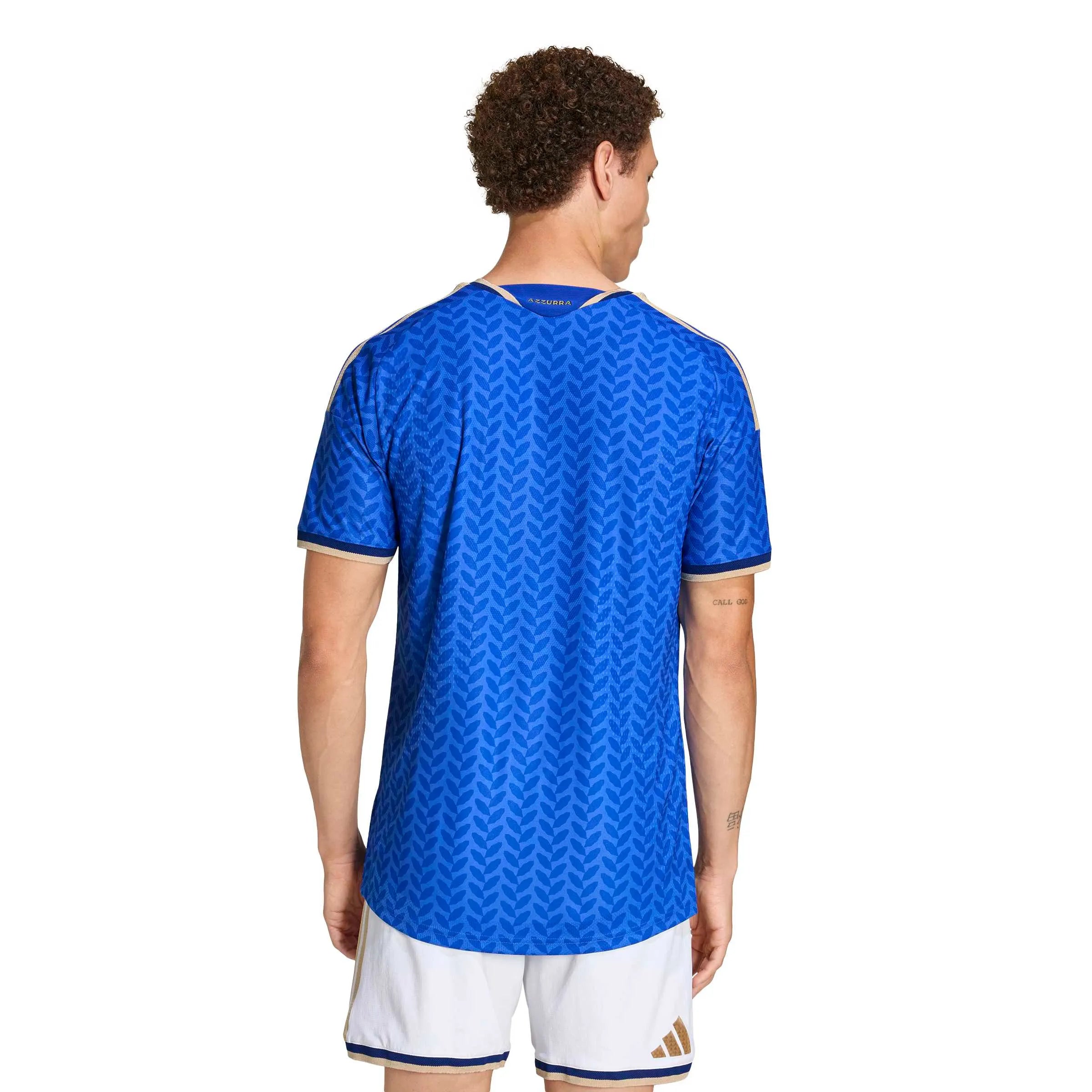adidas 2026 Italy Men's Authentic Home Soccer Jersey (Model - Back)
