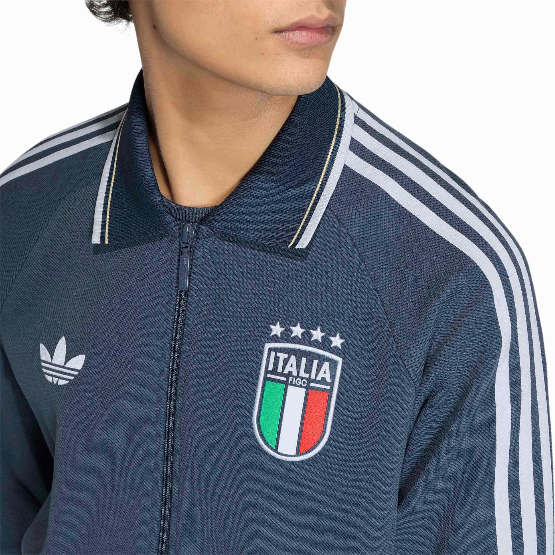 adidas 2026 Italy Men's Away Originals Anthem Jacket (Detail 1)