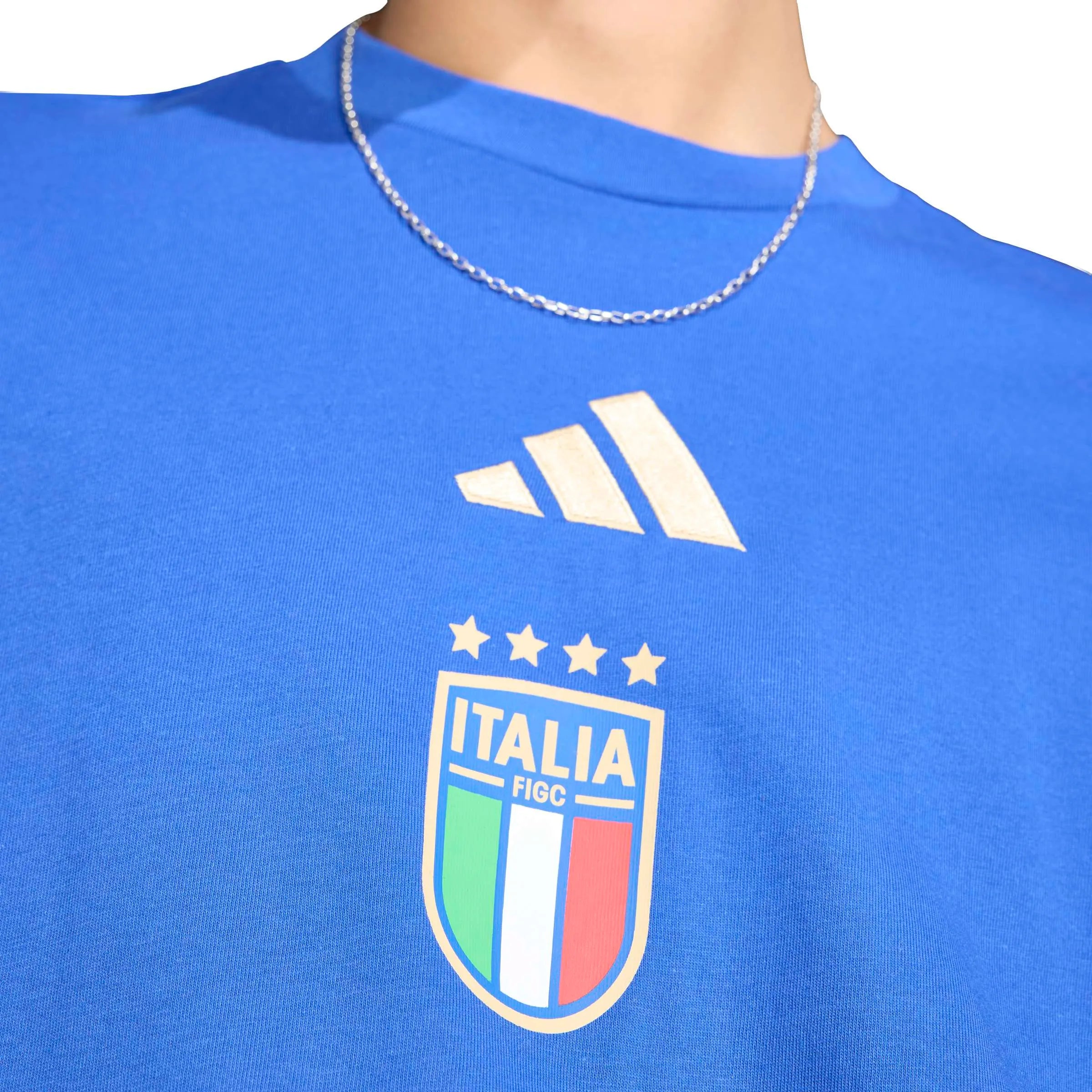 adidas 2026 Italy Men's DNA Graphic Tee (Detail 2)
