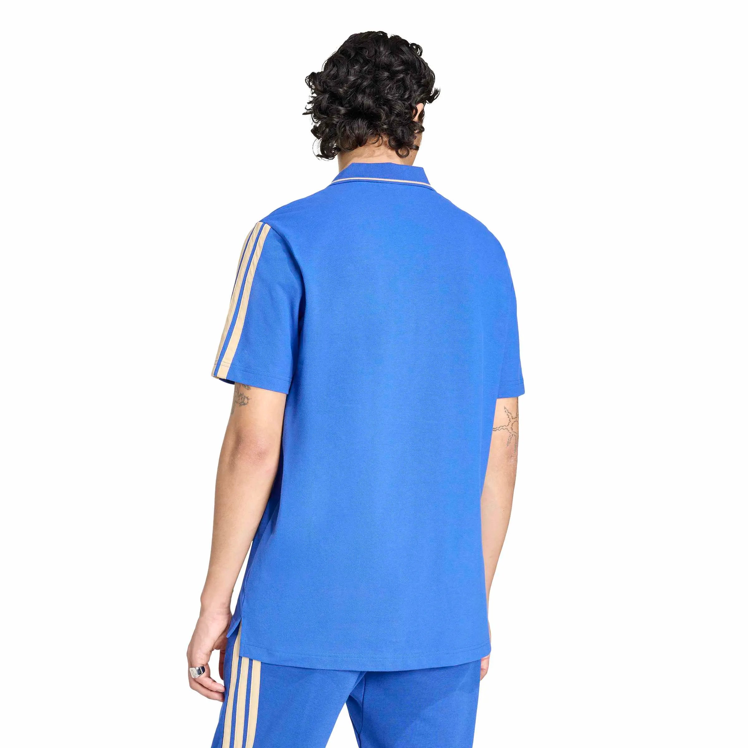 adidas 2026 Italy Men's DNA Polo (Model - Back)