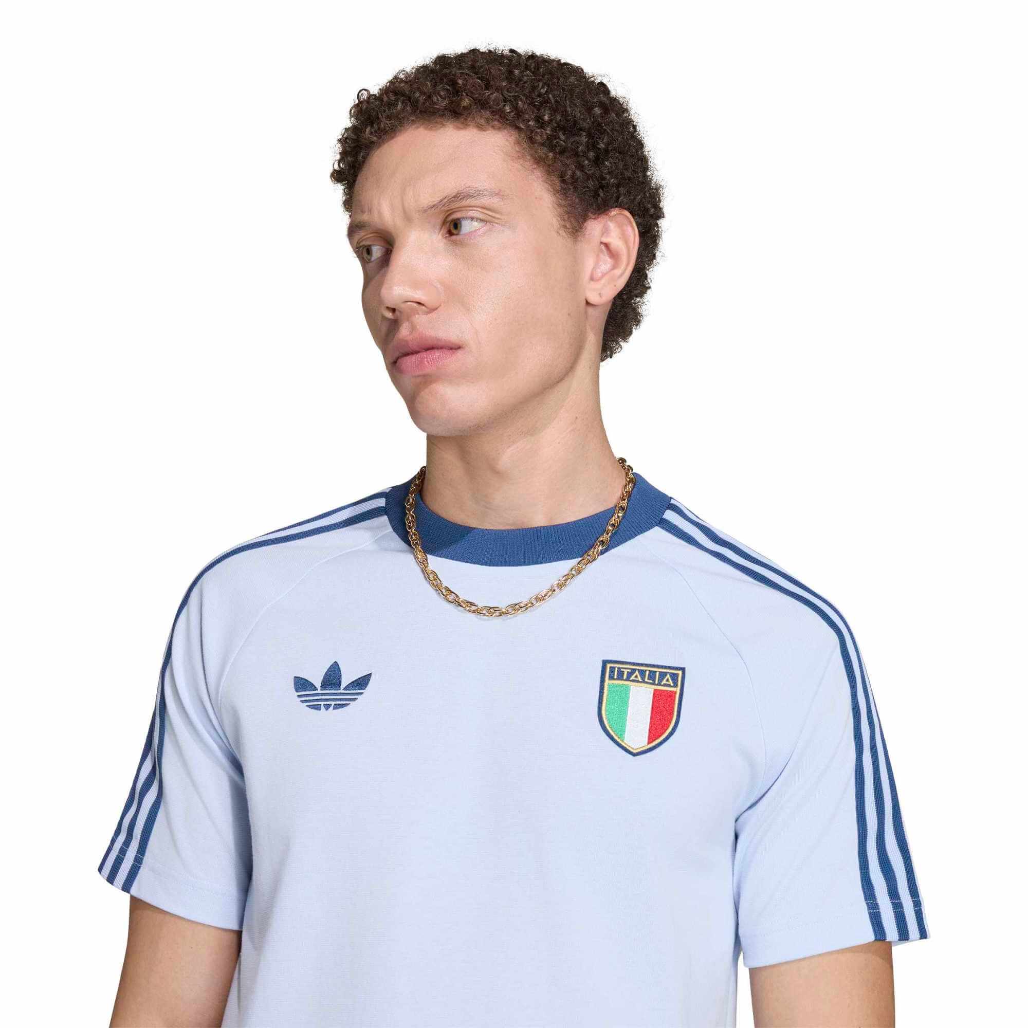 adidas 2026 Italy Men's Originals Tee (Detail 1)
