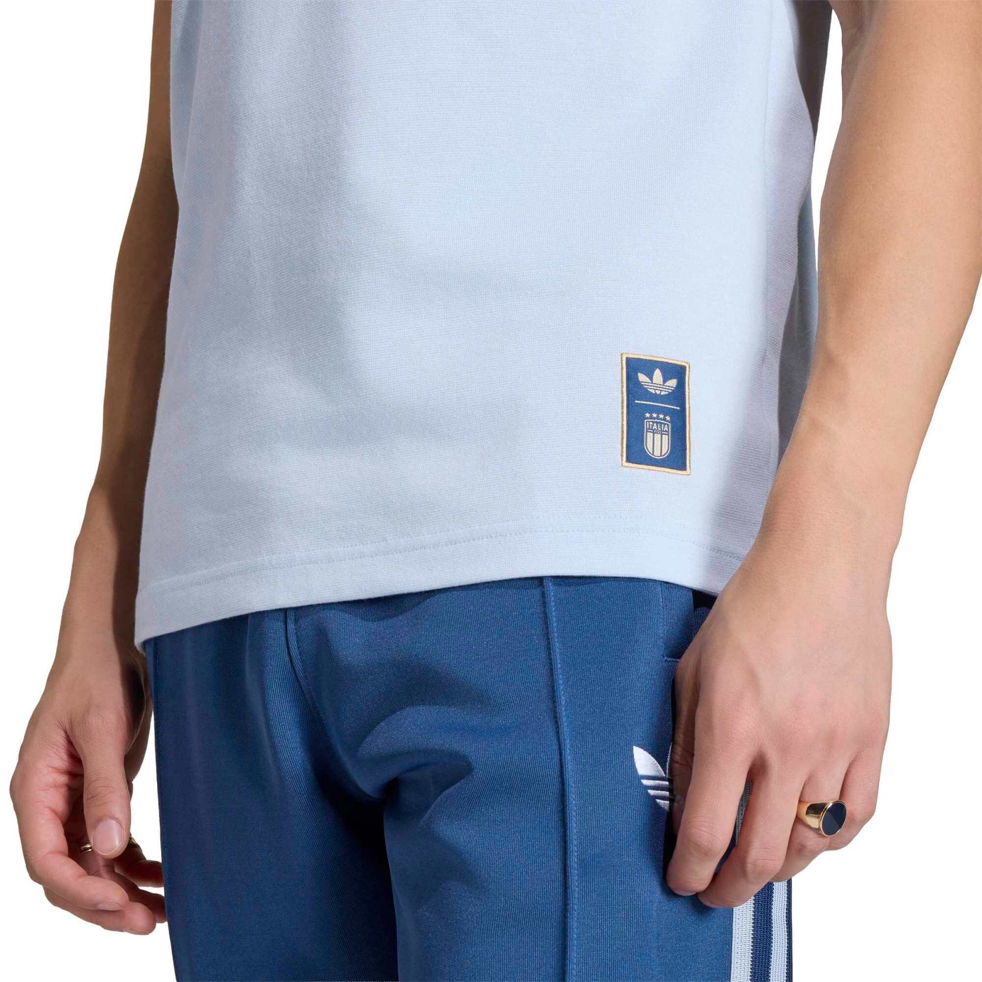adidas 2026 Italy Men's Originals Tee (Detail 2)