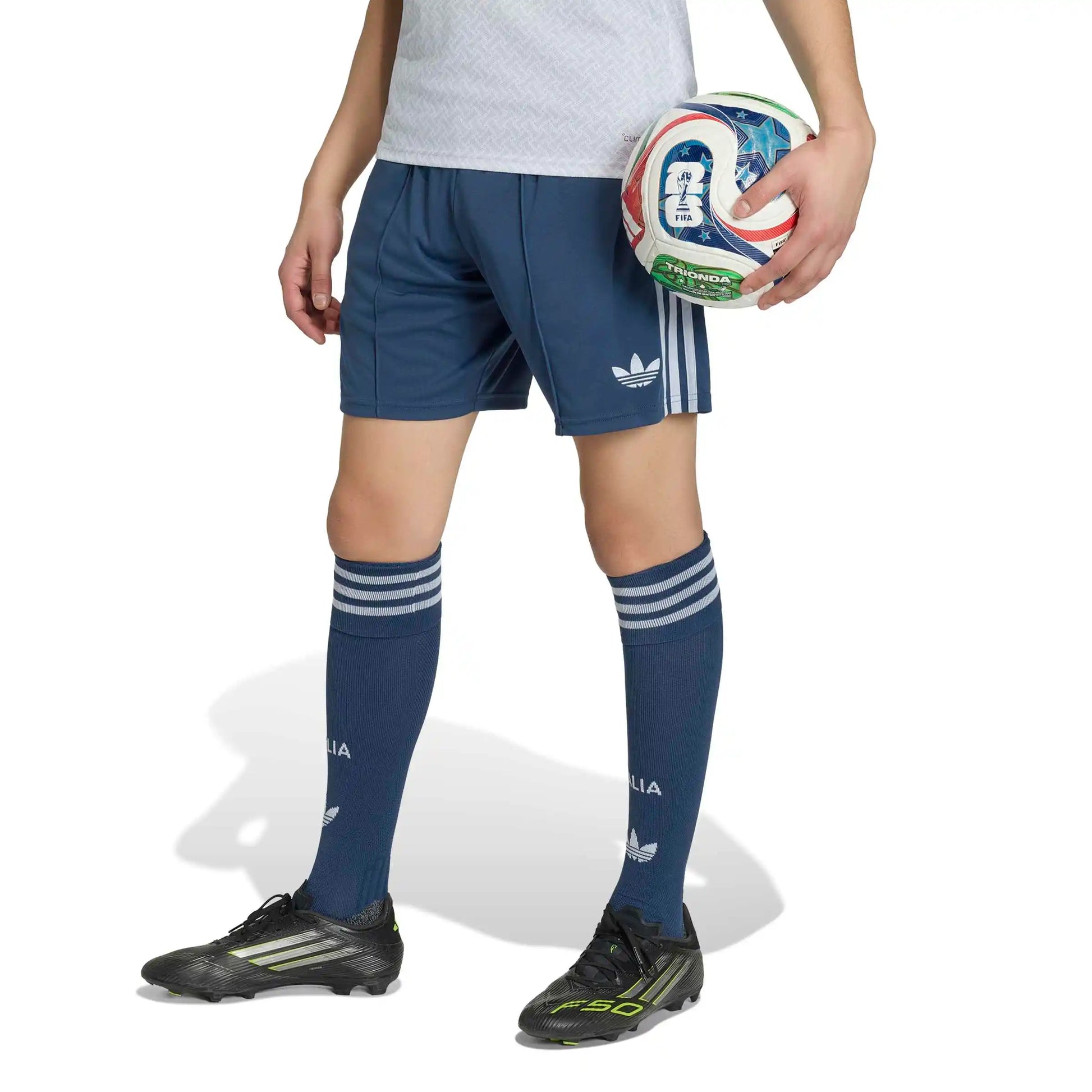adidas 2026 Italy Men's Stadium Away Shorts (Model - Front)