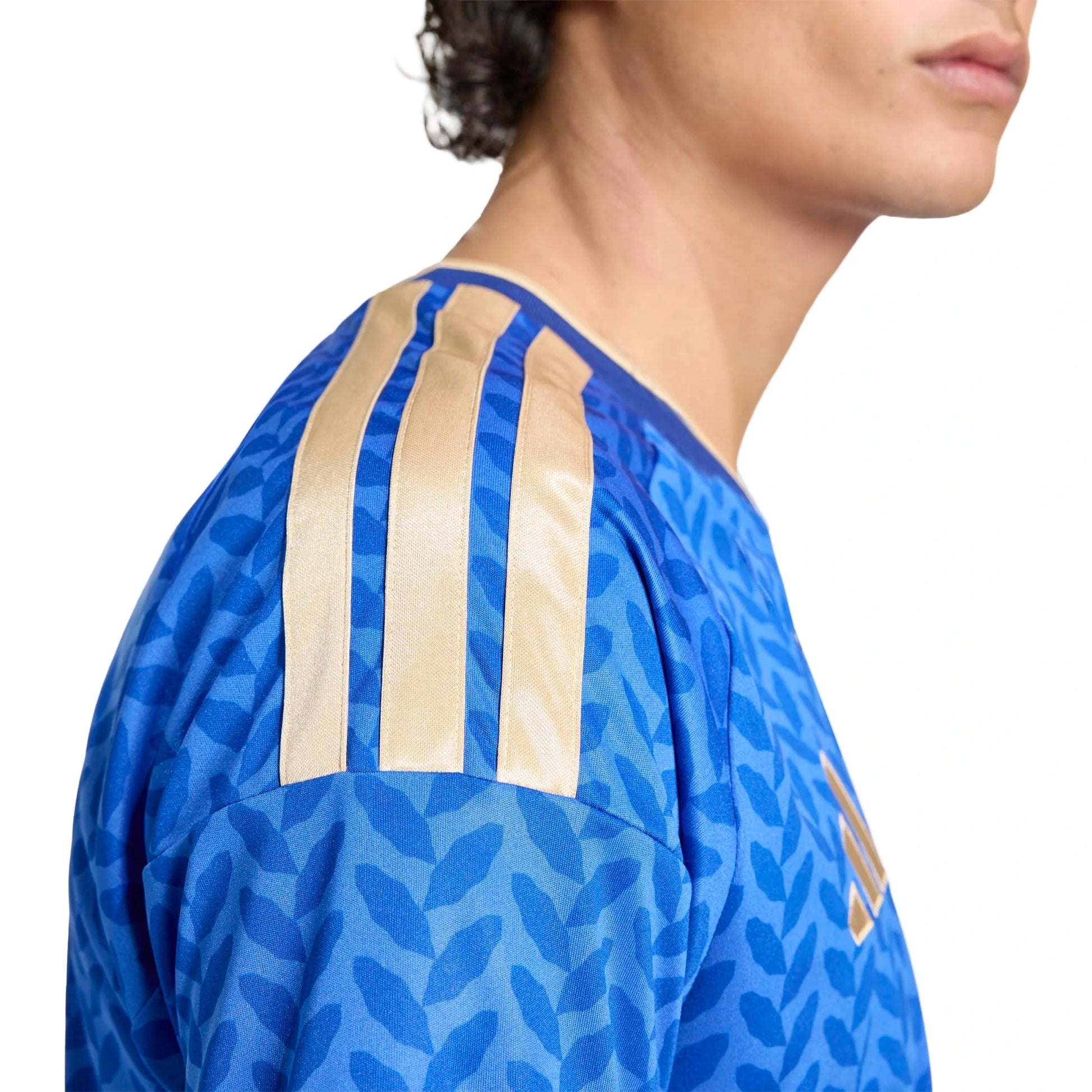 adidas 2026 Italy Men's Stadium Home Soccer Jersey (Detail 1)