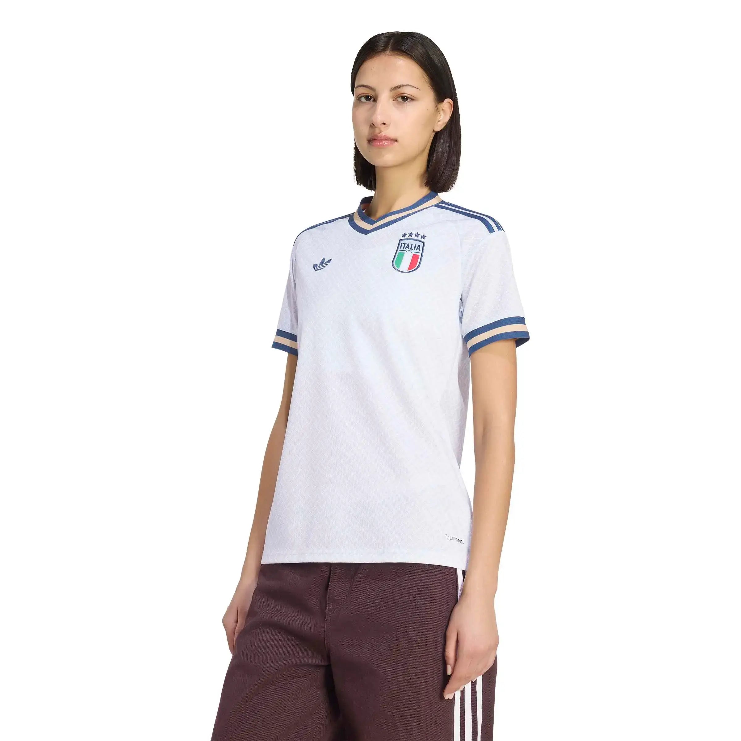 adidas 2026 Italy Women's Stadium Away Soccer Jersey (Model - Front)
