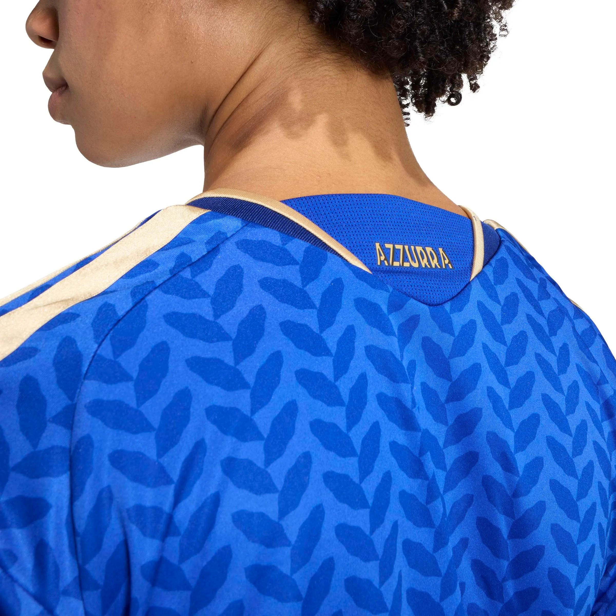 adidas 2026 Italy Women's Stadium Home Soccer Jersey (Detail 2)
