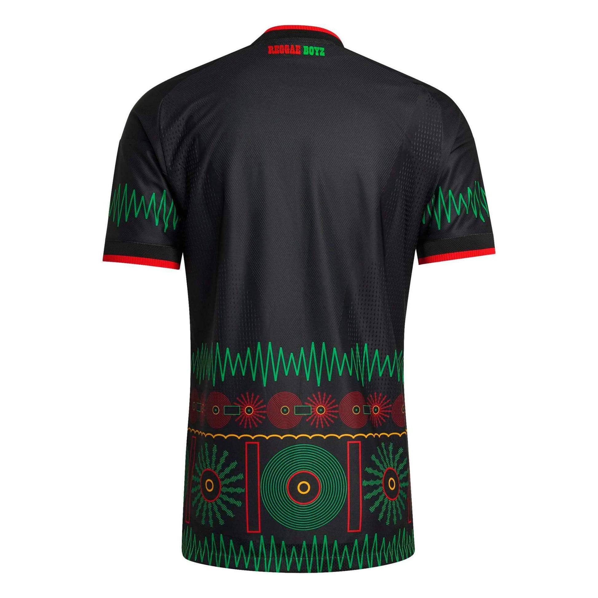 adidas 2026 Jamaica Men's Authentic Away Soccer Jersey (Back)