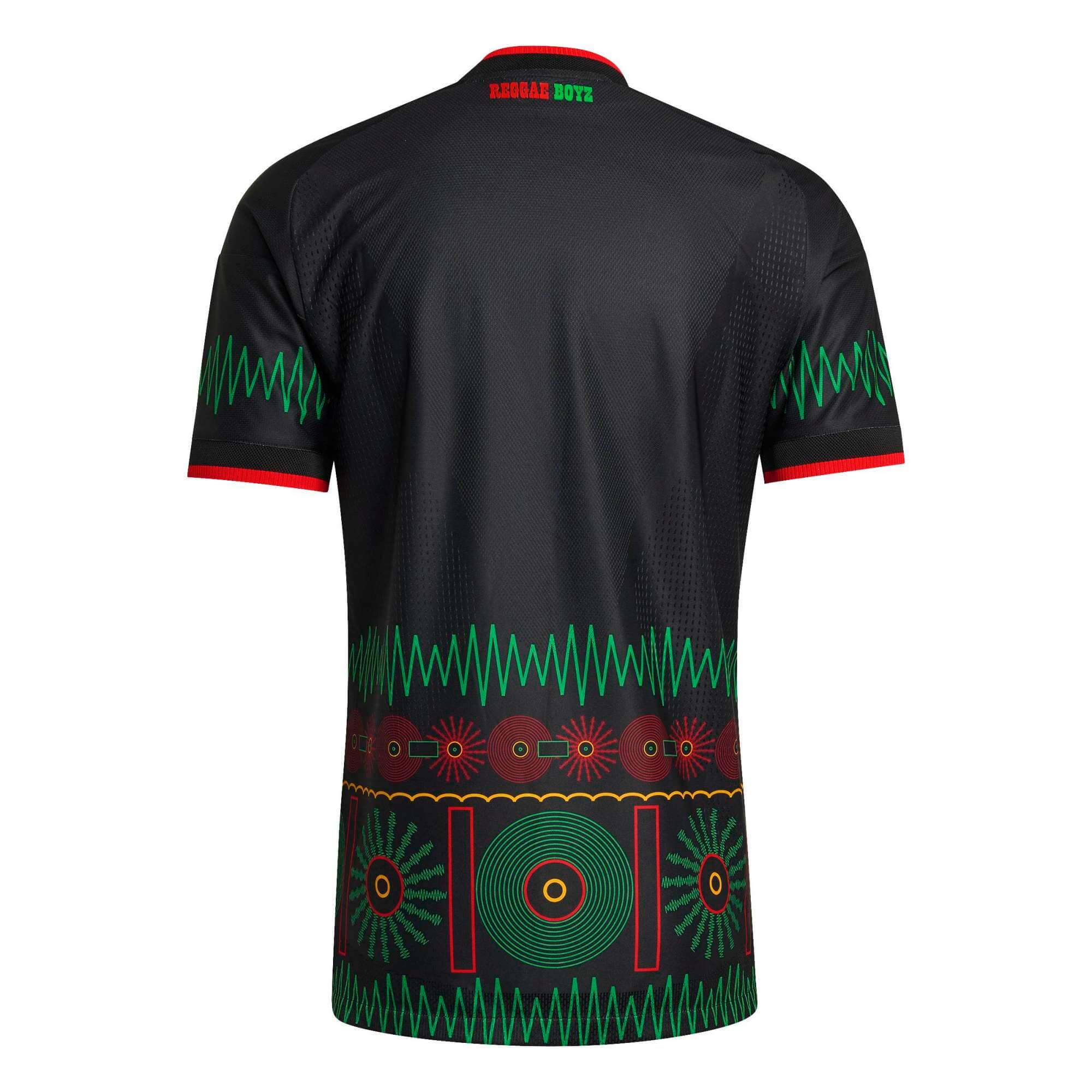 adidas 2026 Jamaica Men's Authentic Away Soccer Jersey (Back)