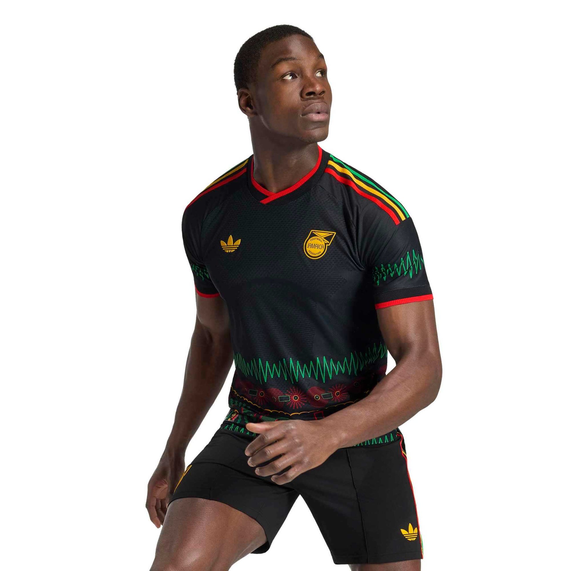 adidas 2026 Jamaica Men's Authentic Away Soccer Jersey (Detail 1)